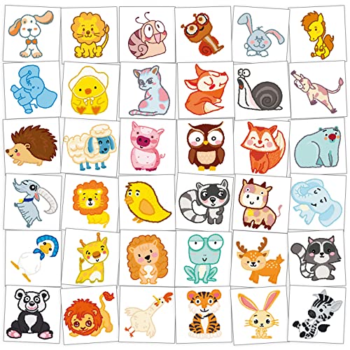 Metker Animals Kids Waterproof Temporary Tattoo Stickers,140Pcs Temporary Tattoo Toys For Children's,Suitable For Birthday Parties,Group Activities,Kid Goody Bag Stuffers Party Bag Fillers #TOP2