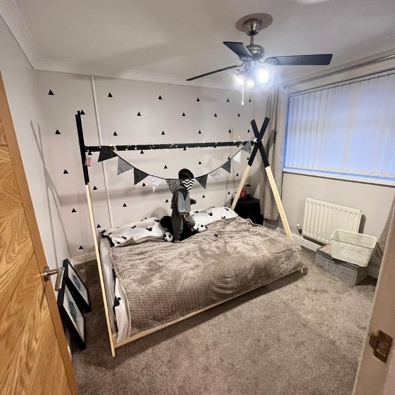 HomeForDreams Letto Montessori Bambini - 200x140 Cm, Con Rete E Porta, Promuove L'Indipendenza - Foto 2