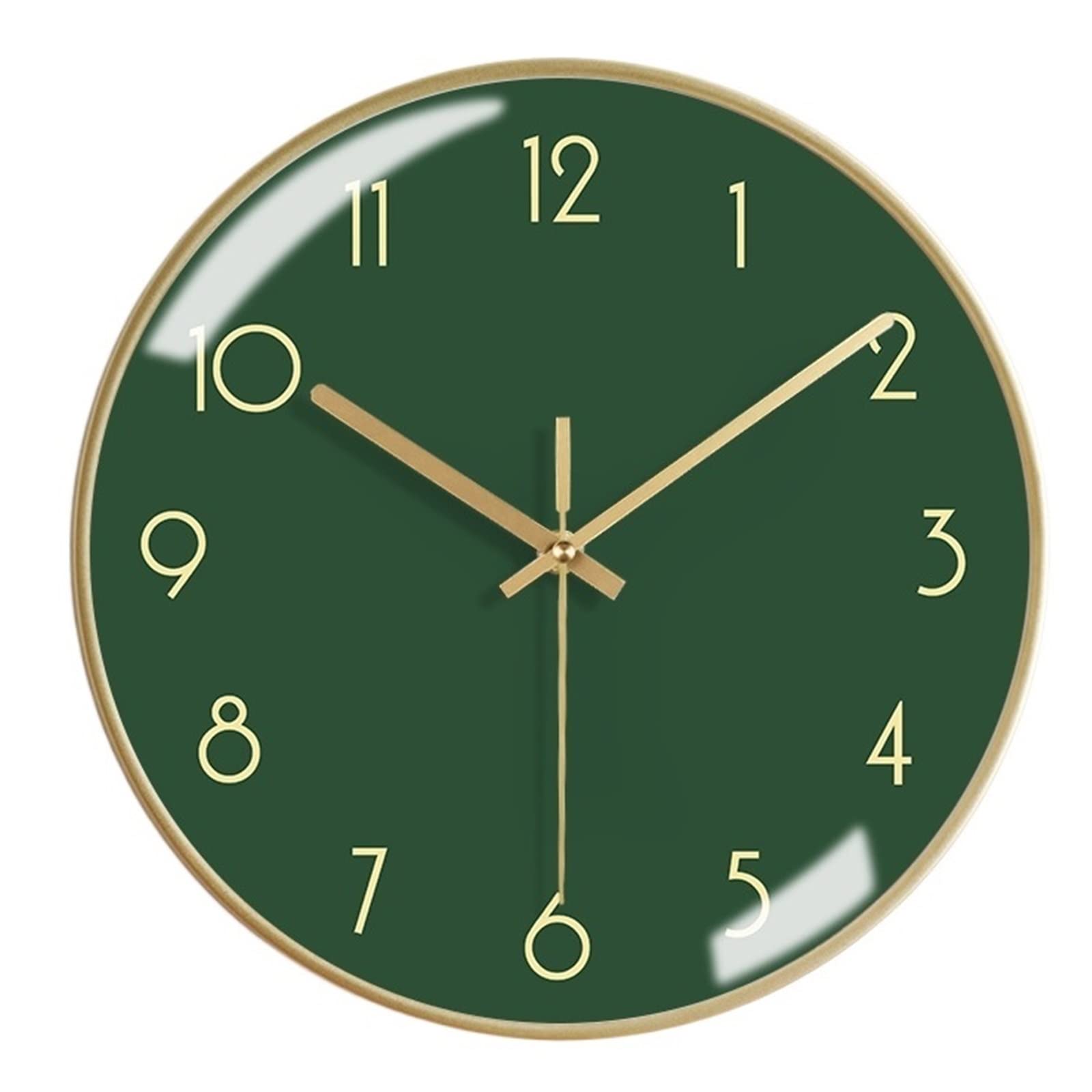 Orologio da Cucina Moderno Minimalista Silenzioso Nordico per Soggiorno, al Quarzo, di Lusso, Reloj, Pared, Home, Disponibile Come A,N-12 inch