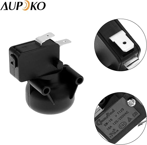 Miniatura 4 de Aupoko Micro interruptor de descarga anti inclinación para calentador de patio, 2 piezas THP-ATM interruptor de punta para calentador de patio de