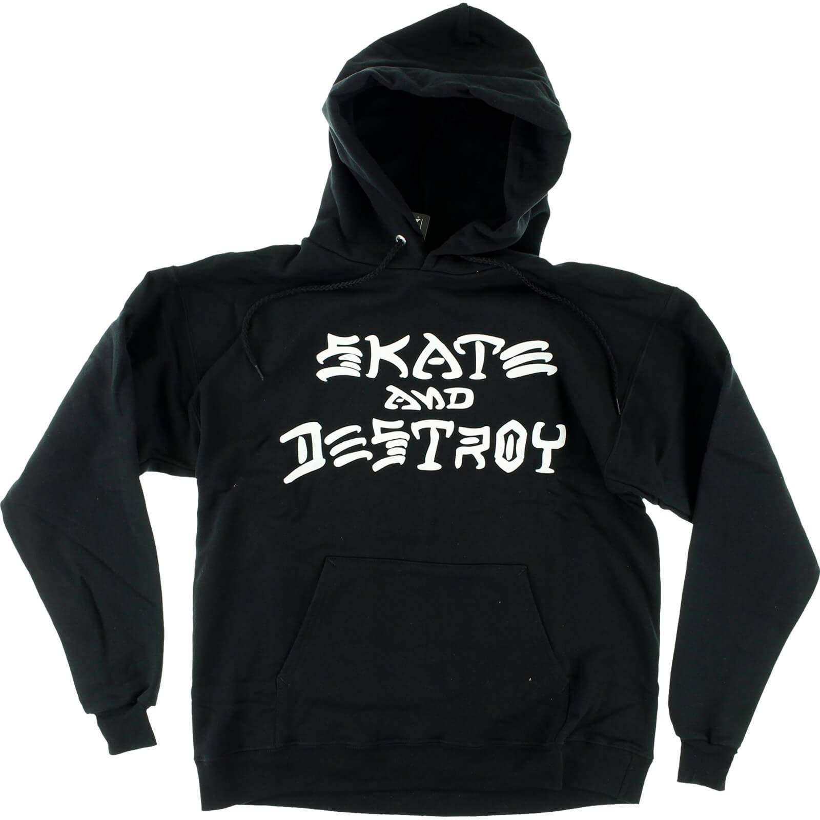 Sk8 & Destroy Hoody Sweater Medium Black Skate Hoody