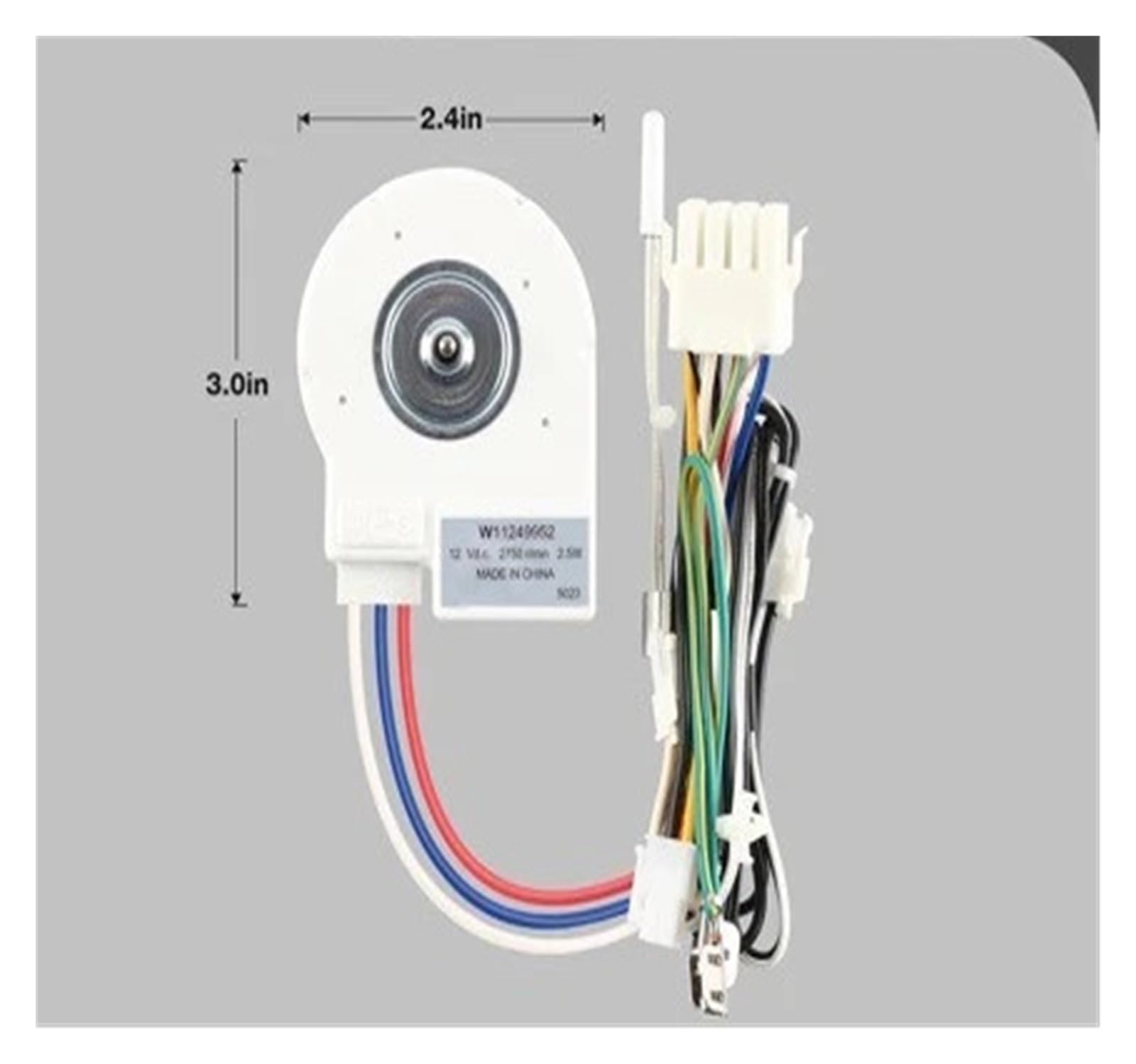 Motor De Ventilador De Refrigerador W11249952 W11039078, Refrigeración Por Evaporador De 12V