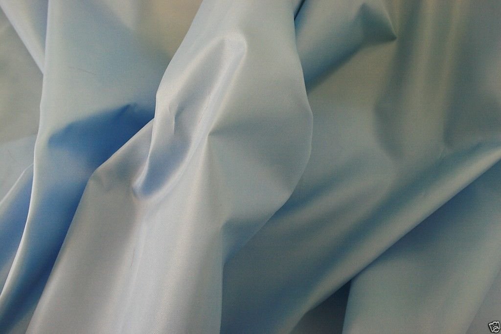 Crs Fur Fabrics Blue Waterproof 4Oz Nylon Fabric Material Pu Coated - Baby 1Mtr-150Cmx100cm