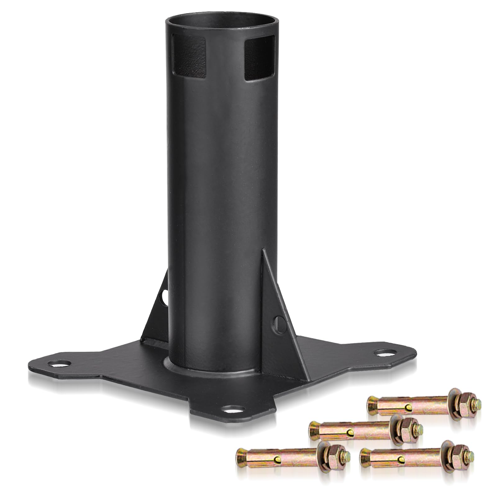 Bingfu Heavy Duty Aerial Mount for Starlink Satellite Dish - Roof Mast Mounting Hardware Kit - Short Horizontal Mount