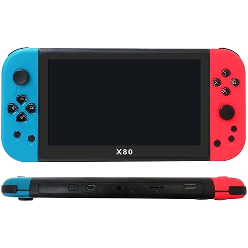 Miniatura 2 de USonline911 X12 Plus 7-inch HD Screen Handheld Portable MP5, 10000+ Free GamesDual Joystick Nostalgic Arcade Video Game Machine 16GB ROM, Support