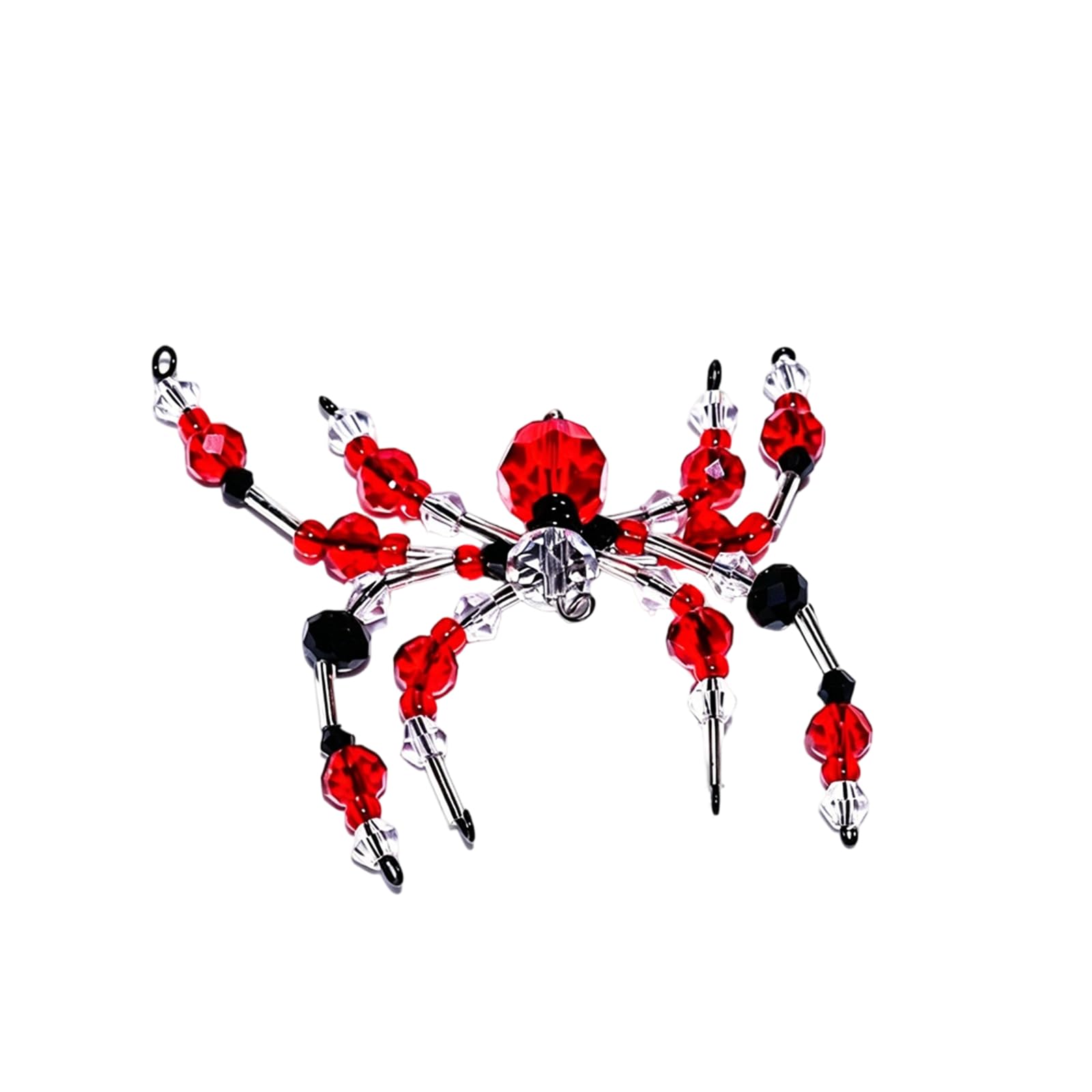 Pangboer Black And White Spid Halloween Arachnid Ornament 3D Faceted Decor Accent For Entryway Wall Storefront Party And Themed Room Display