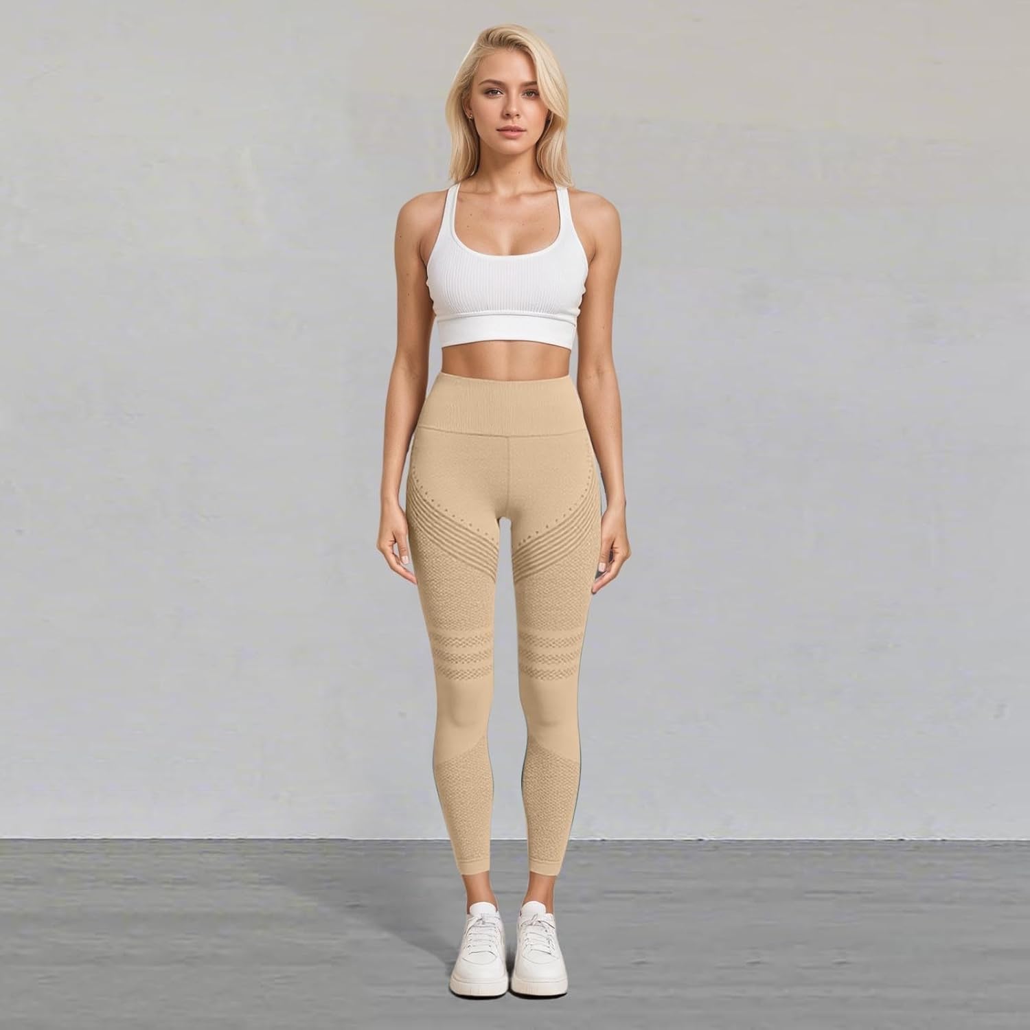 2 Pack Compression Leggings for Women Anti Cellulite Leggings Butt Lifting Resistance Band Scrunch Butt 2Pcs Legging - Image 3