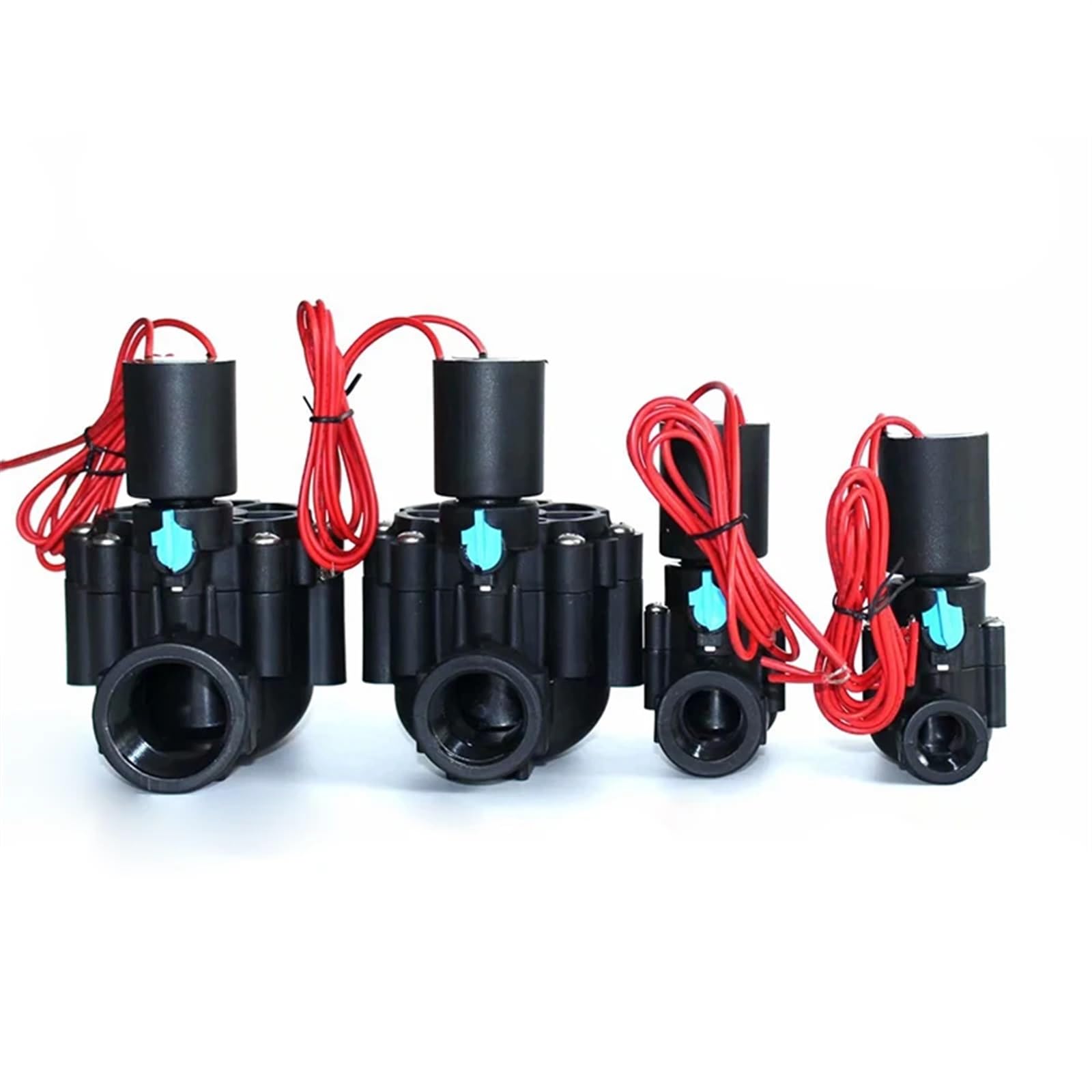Elettrovalvola for Acqua da 1/2" 3/8'' 3/4" 1" 220V 12V 24V Valvola in Nylon normalmente Chiusa for irrigazione di Giardini agricoli e paesaggi(24VDC,1 inch)