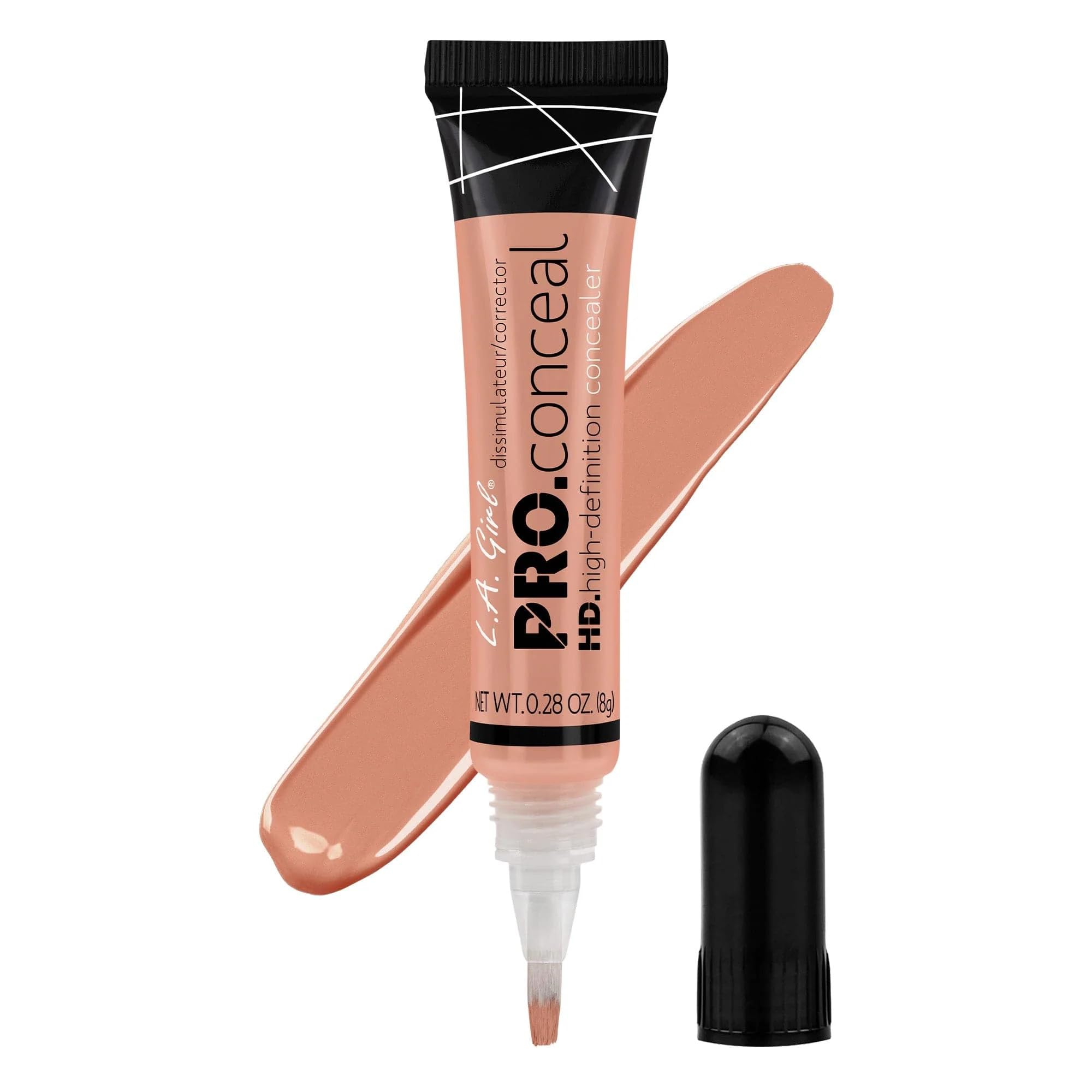 L.A. Girl Pro Conceal HD Concealer, Peach Corrector, 0.28 Ounce