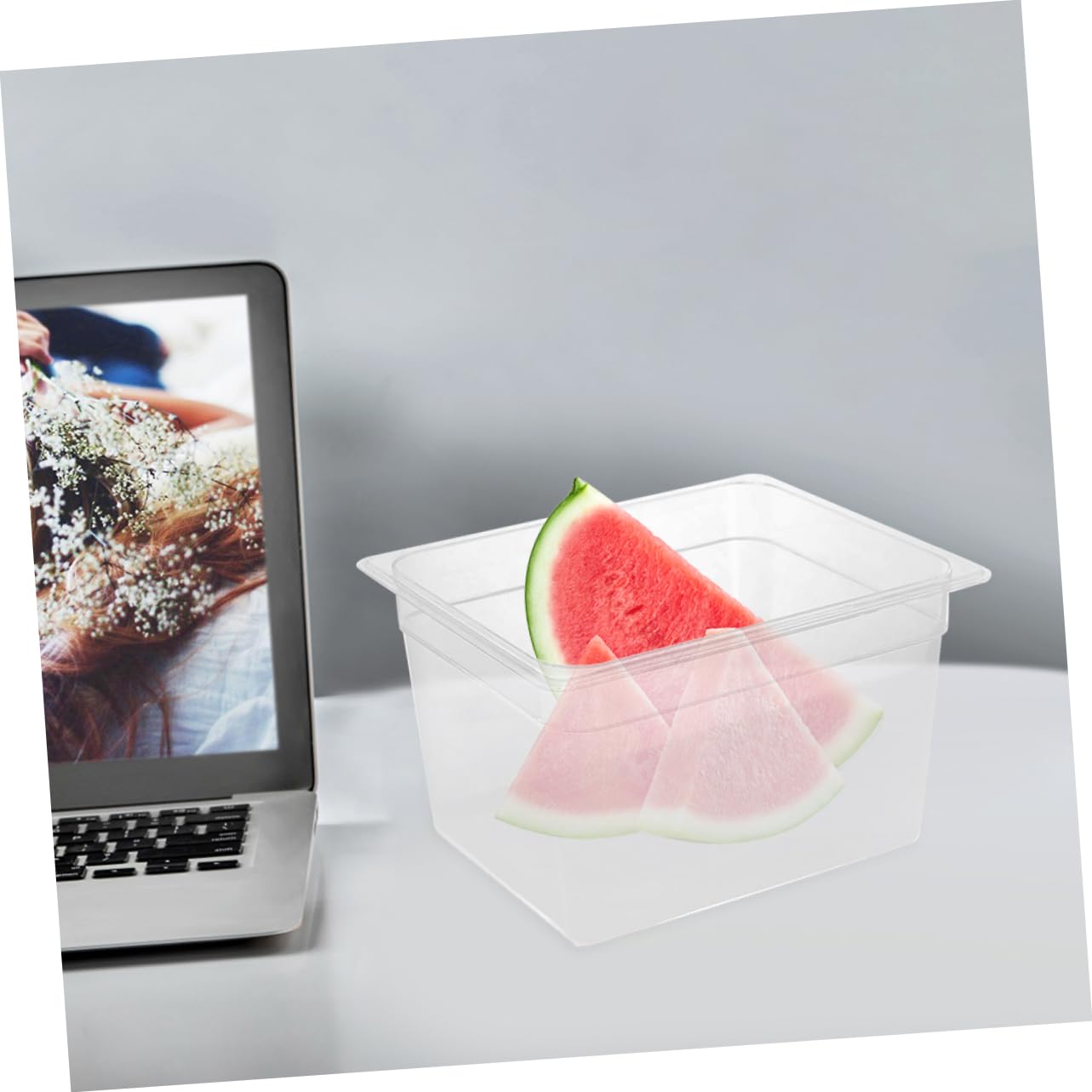 Yardwe Olla de Cocción Lenta Baja Temperatura Recipiente de Cocción Lenta Reutilizable Caja Transparente para Cocina Recipiente para Guardar Verduras para Cocinar Carnes Baja Temperatura