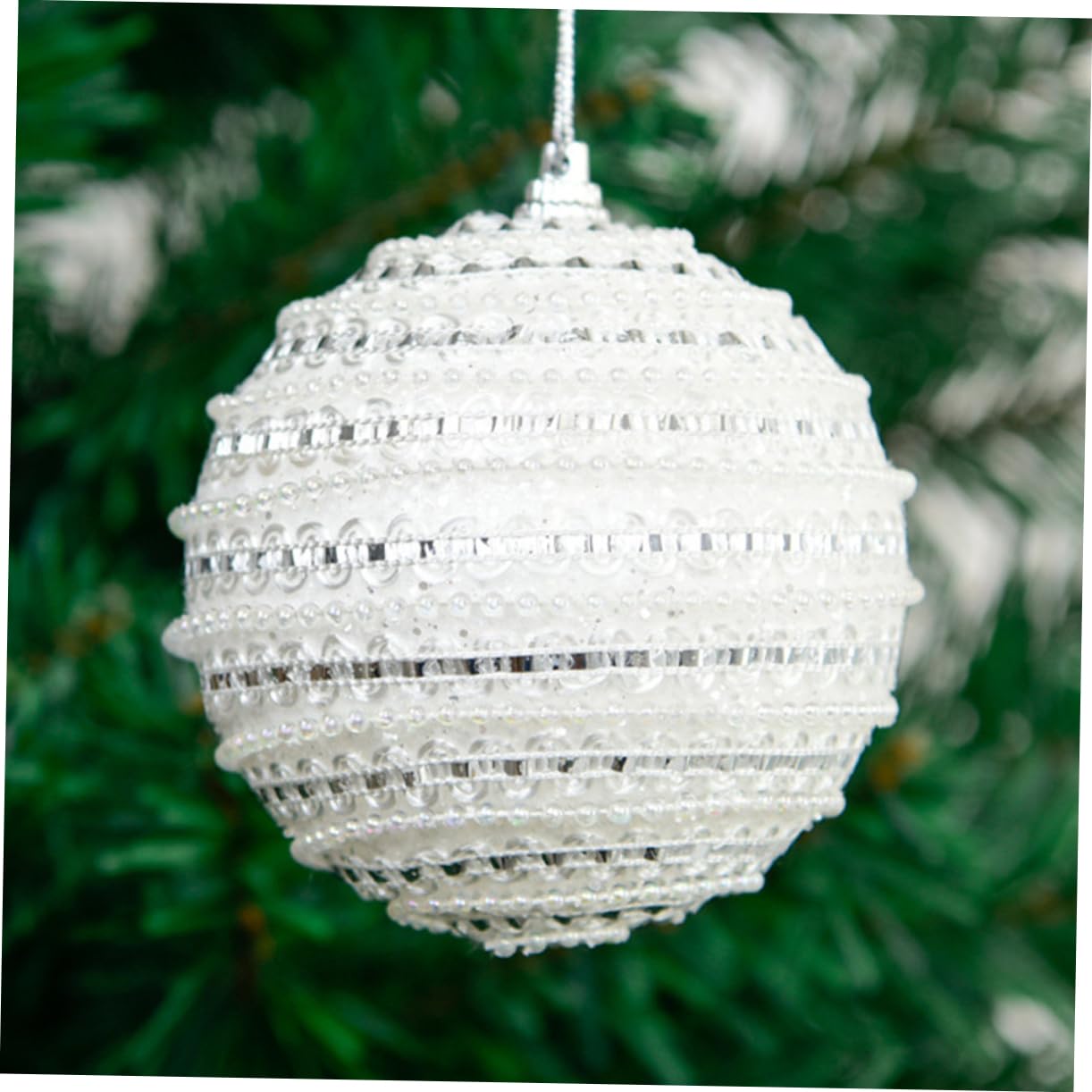 Ciieeo 10 Bolas De Navidad para Decoración De Boda Adornos Navideños con Purpurina Accesorios para Árbol De Navidad Decoración De Navidad Inastillable Decoración para Fiesta De
