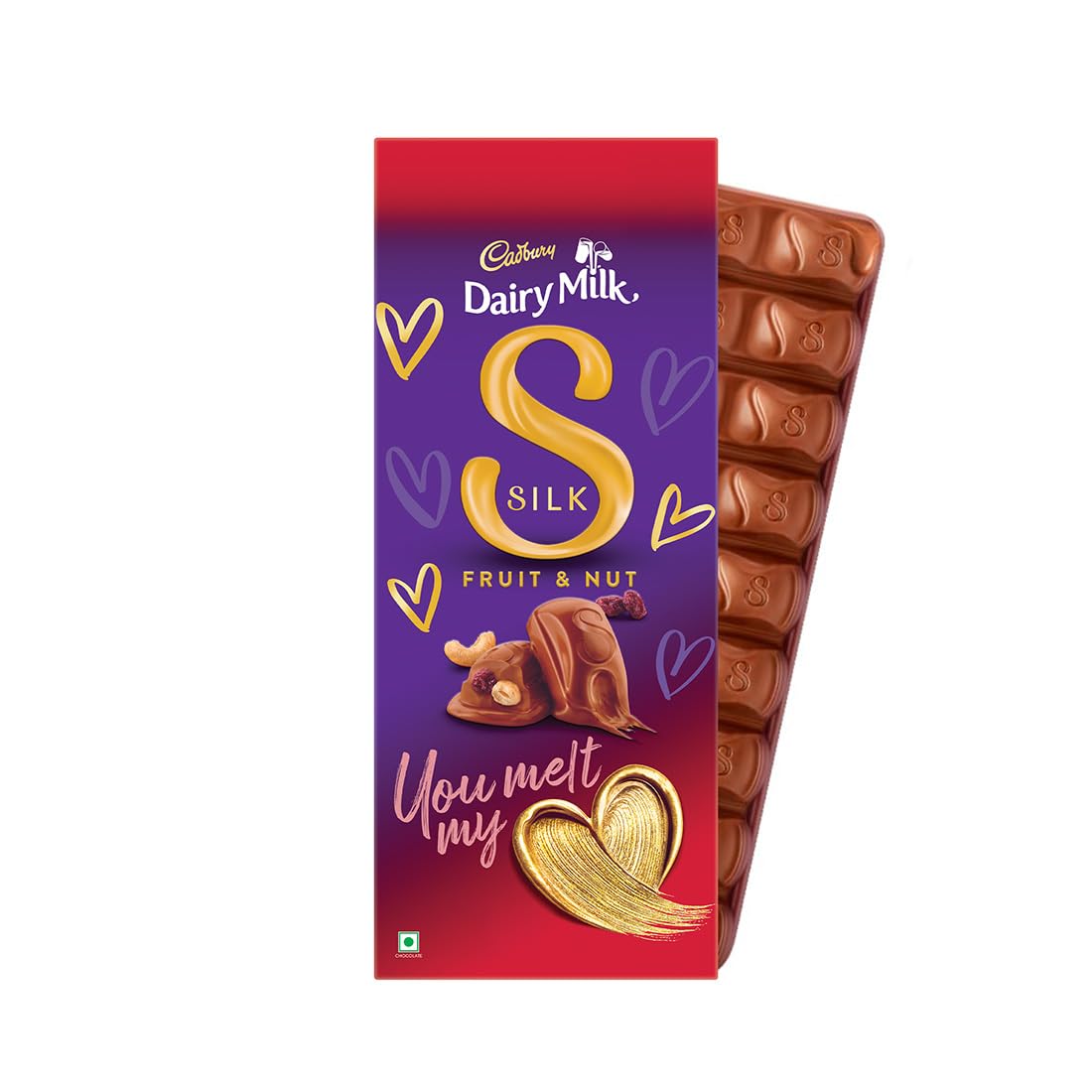 Cadbury Dairy Milk Silk Fruit and Nut Chocolate Bar, 129 Grams