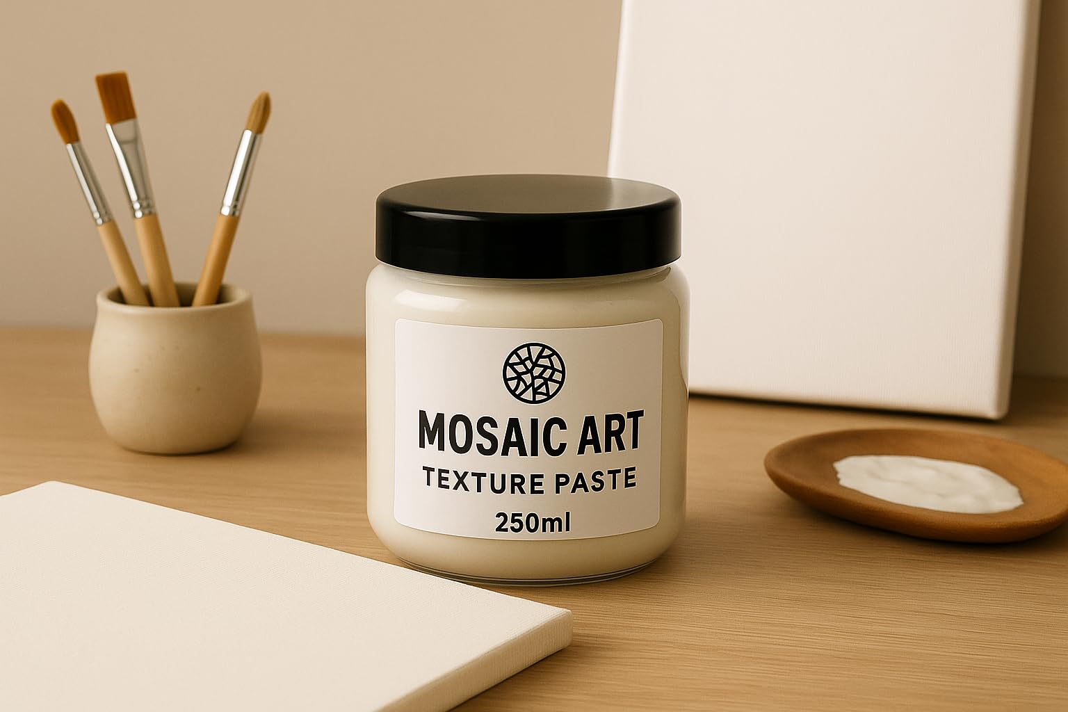 Mosaic Art Texture Paste – Premium White Paste for Creating Textured Surfaces | Smooth, Quick-Dry, Non-Toxic Medium for DIY Mosaic, Mixed Media & Home Décor Projects (WHITE) 4