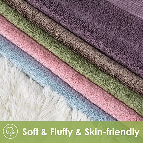 Canfoison Bamboo Bath Sheet For Body, 1 Pack Pink Extra Large Bath Sheet Towel For Adult Kids Baby Luxury Super Soft Highly Absorbent Oversized Bathroom Towels 35" X 70" #TOP6