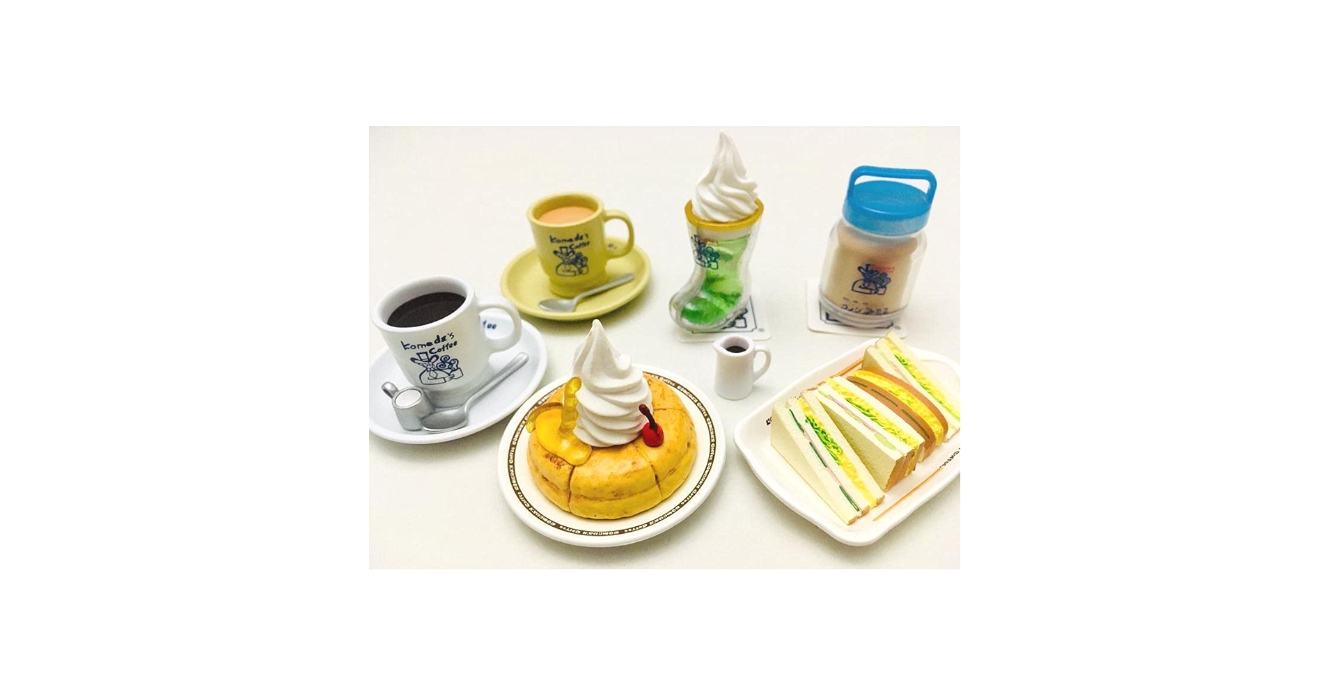 コメダ珈琲 ミニチュアコレクション コメダ珈琲店”ミニチュアが7月下旬に発売！ モーニングサービス