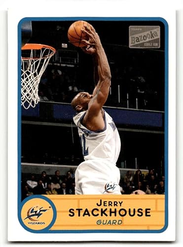 2003 Bazooka #24 Jerry Stackhouse Washington Wizards Basketball Cards EXNM Basketball Card