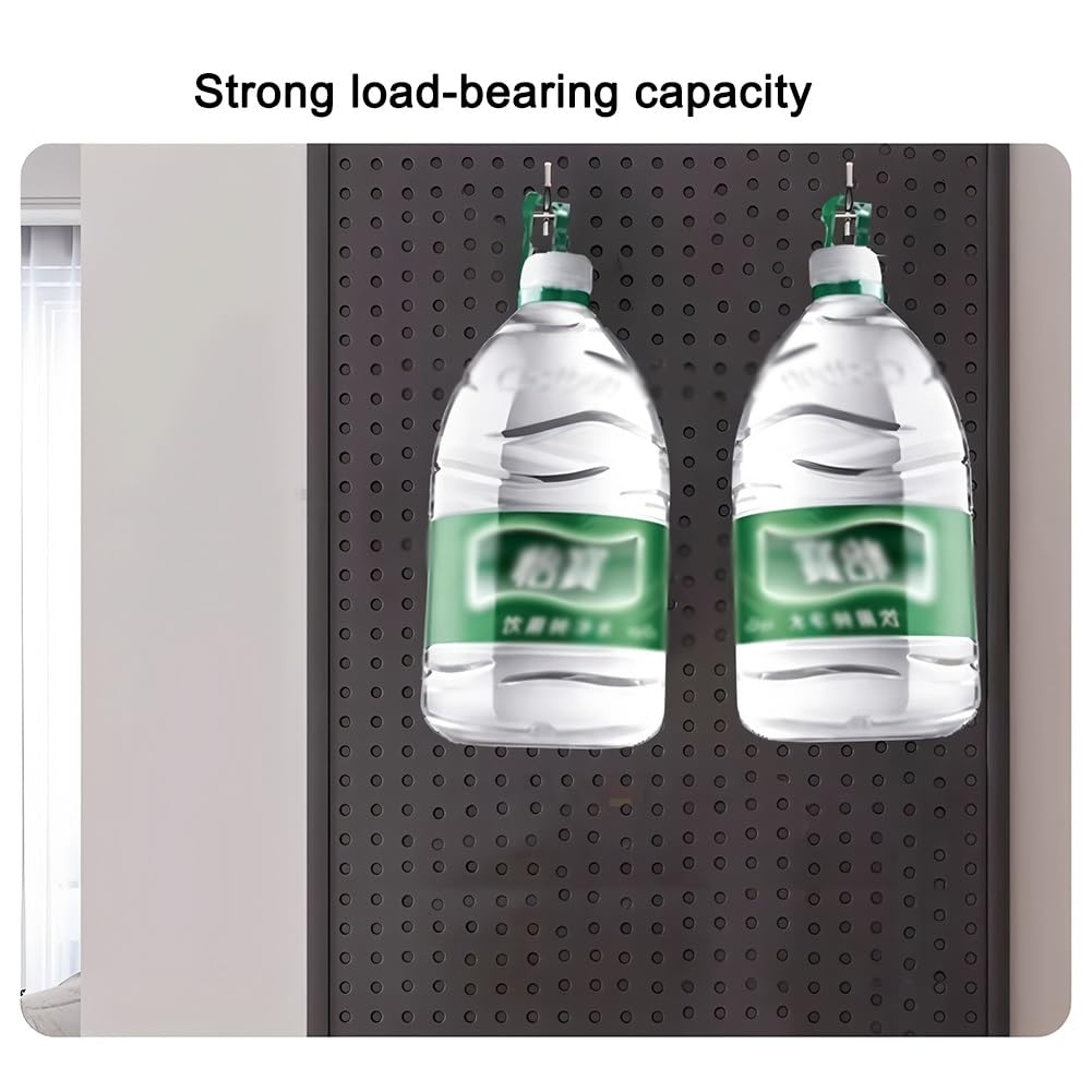 Wytrzymały metalowy organizer ścienny z pegboardu - wszechstronne rozwiązanie do przechowywania w garażu, biurze i pomieszczeniu rzemieślniczym(60x150 cm)