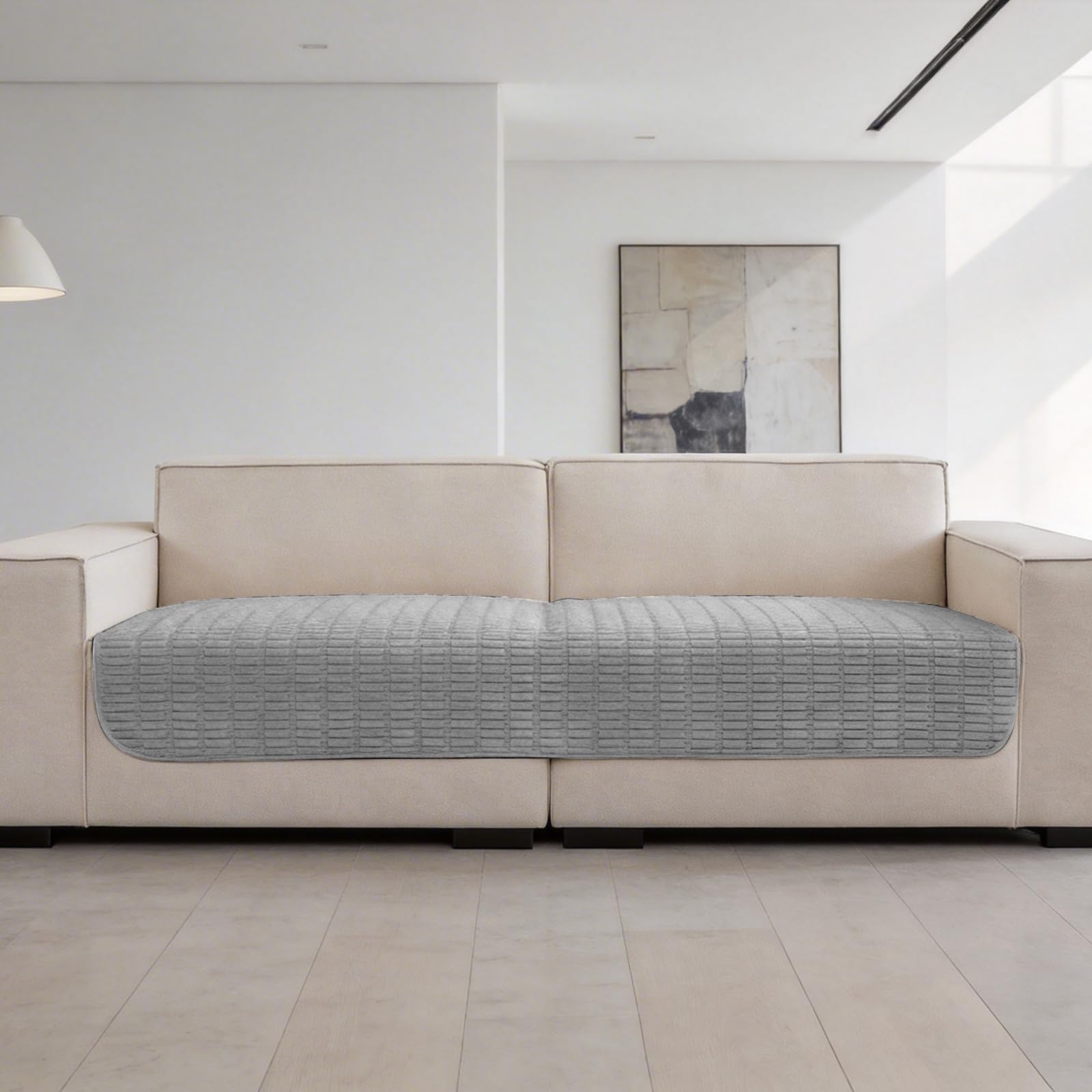 YancLife Couch Covers Sofa Seat Covers, Anti-Slip Dog Mat Pet Pad Blanket，Thick Sofa Covers Washable Soft Sofa Cover 2 3 Seater for Sofa Chair Recliner Furniture Protector (Grey, 102x152cm 1pcs)