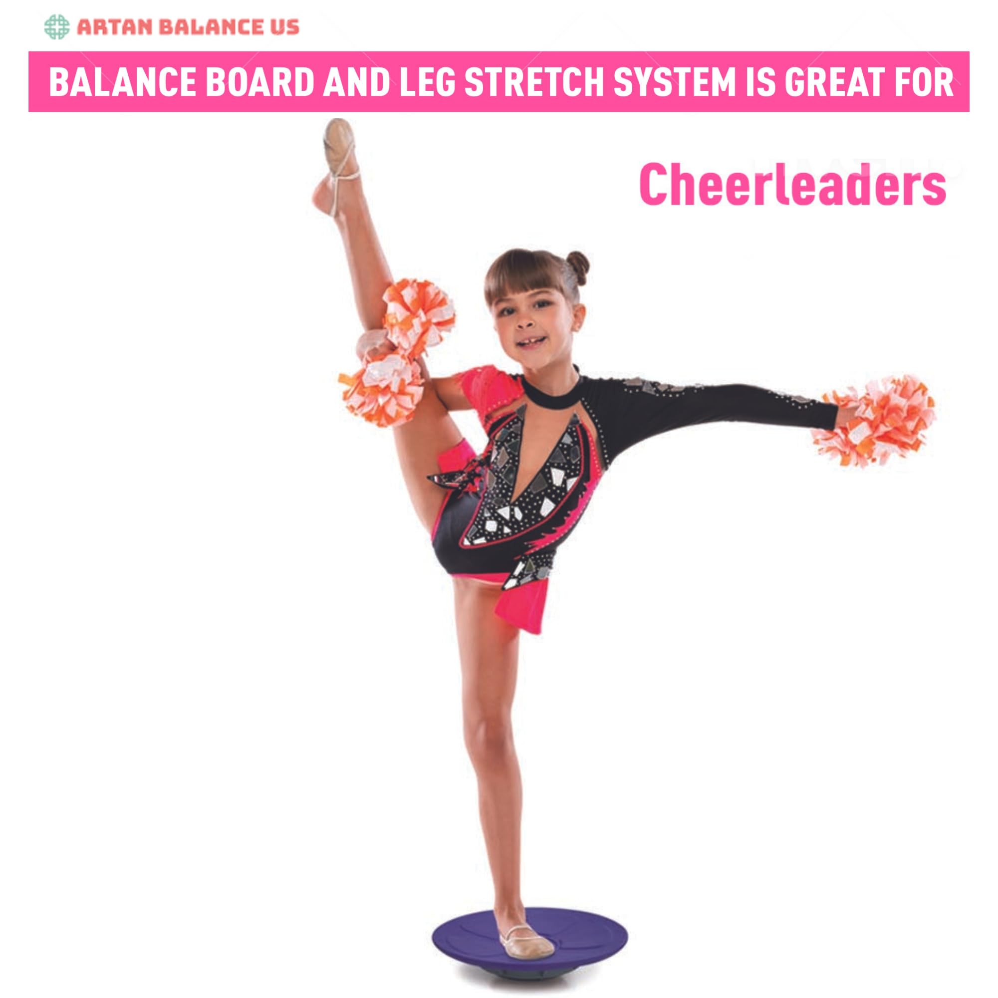 【アメリカ輸入品】チアバランス練習用 Amazon | STUNT STAND® チアリーディングバランス&柔軟性