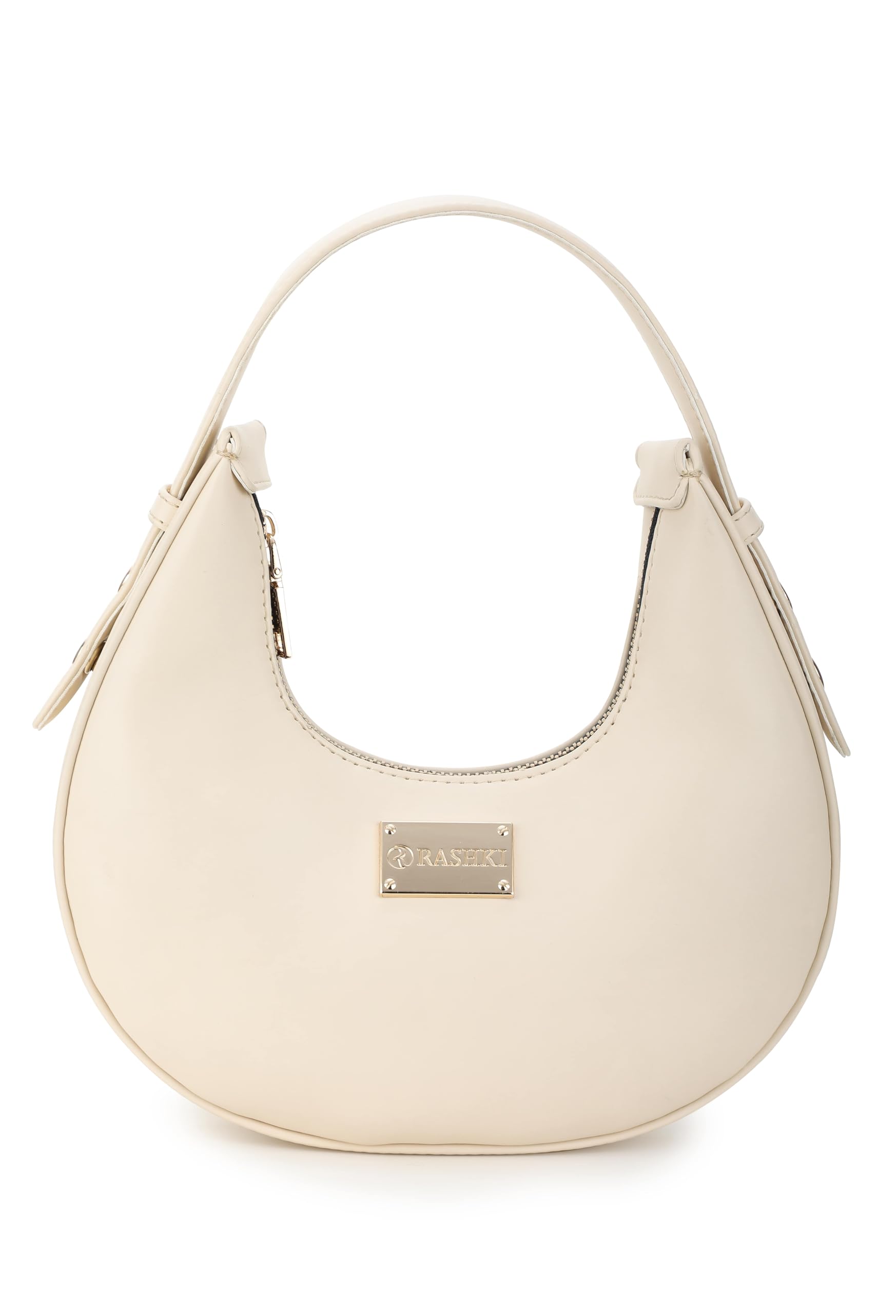 RASHKI ERZA- Womens Vegan Leather Handbag (CREAM) (B0D3PW7NN3) Amazon Price History, Amazon Price Tracker