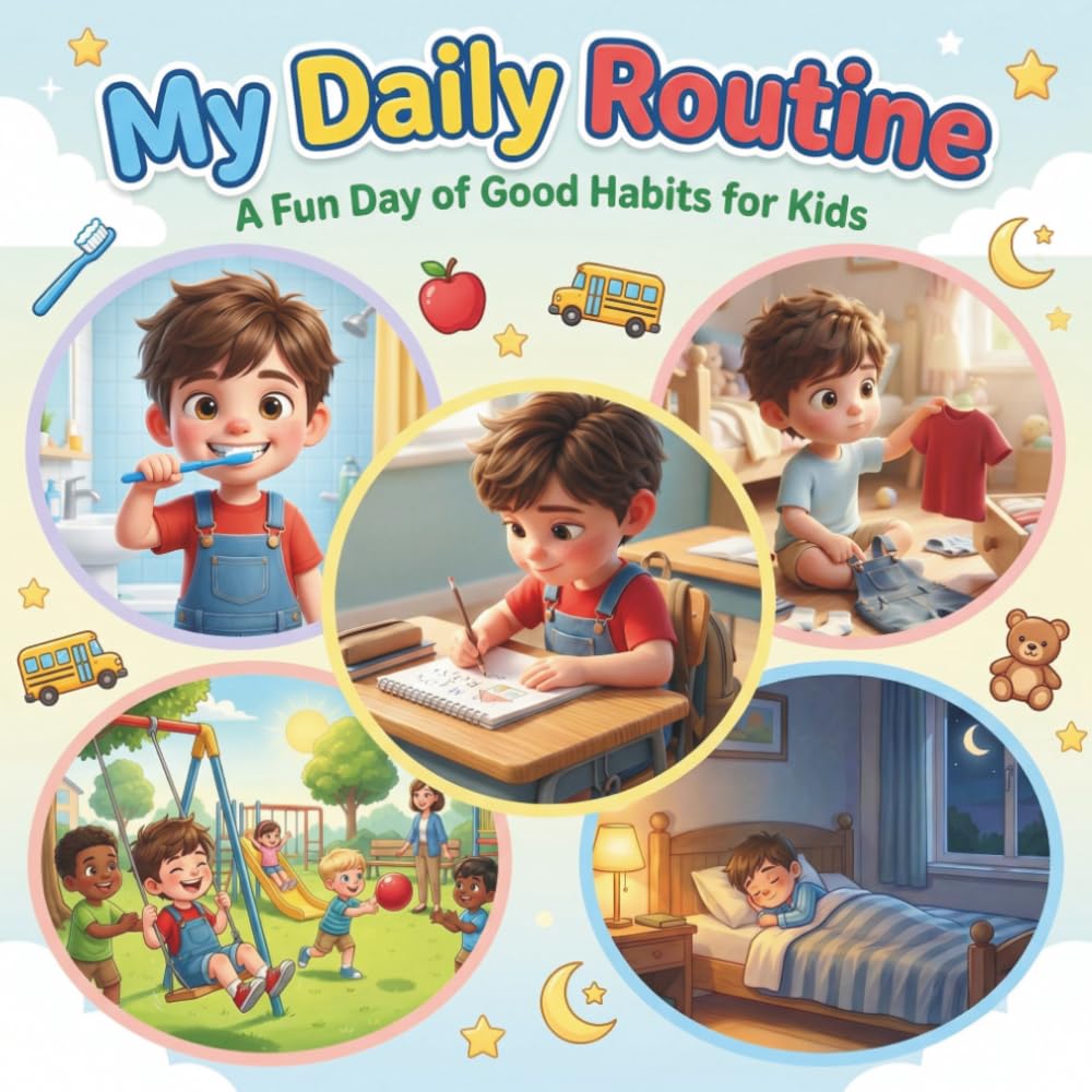 My Daily Routine: A Fun Day of Good Habits for Kids