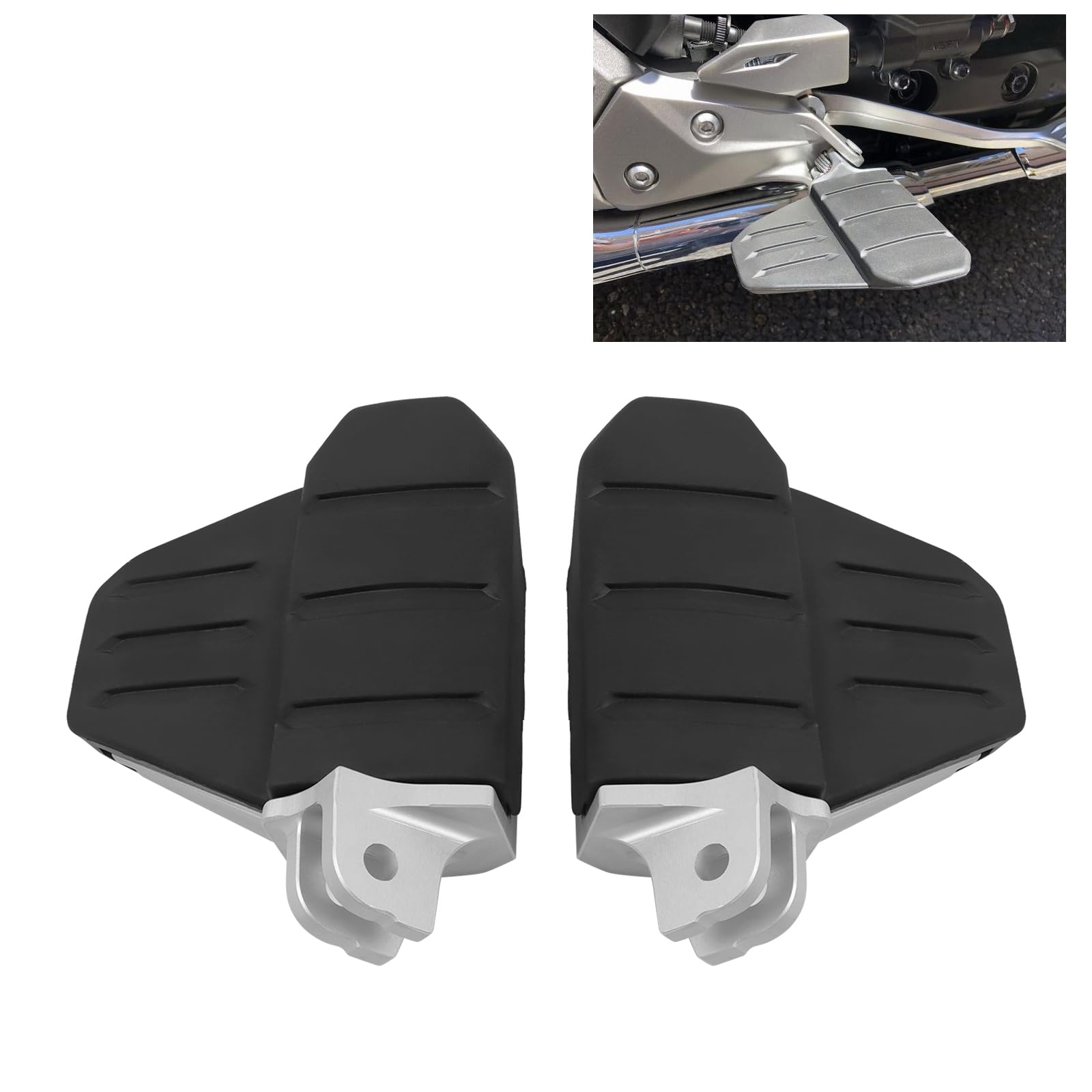 Front Footpeg Footboard for Goldwing Gl 1800 GL1800 Tour DCT 2018-2026, Motorcycle Rider Wide Footrest Highway Foot Peg Pedal