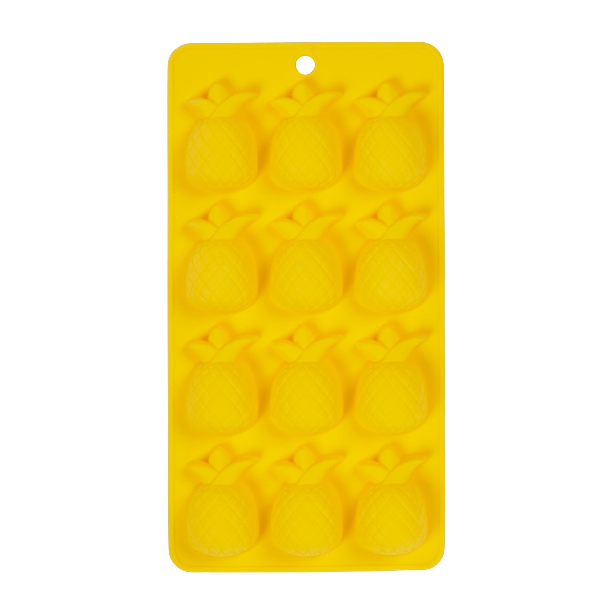 Tala Silicone Baking Mould, 9 Hole Pineapple Shaped Mould for Baking Individual Themed Cakes, Biscuits, Jelly's, Freezer Pops and Boiled Sweets, BPA Free and Dishwasher Safe