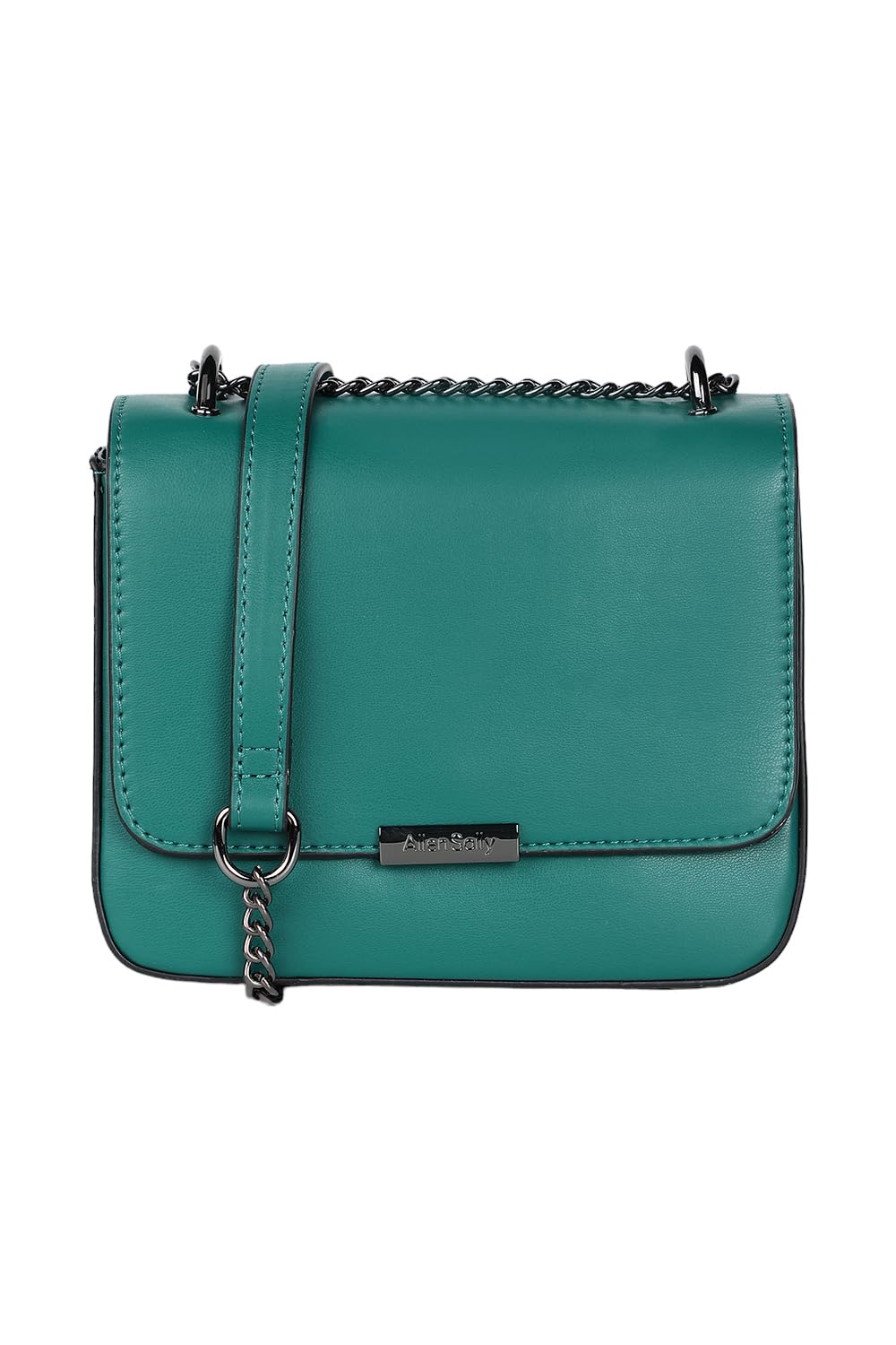 Allen Solly Womens Solid Sling Bag,Teal (B0D22GK5CW) Amazon Price History, Amazon Price Tracker