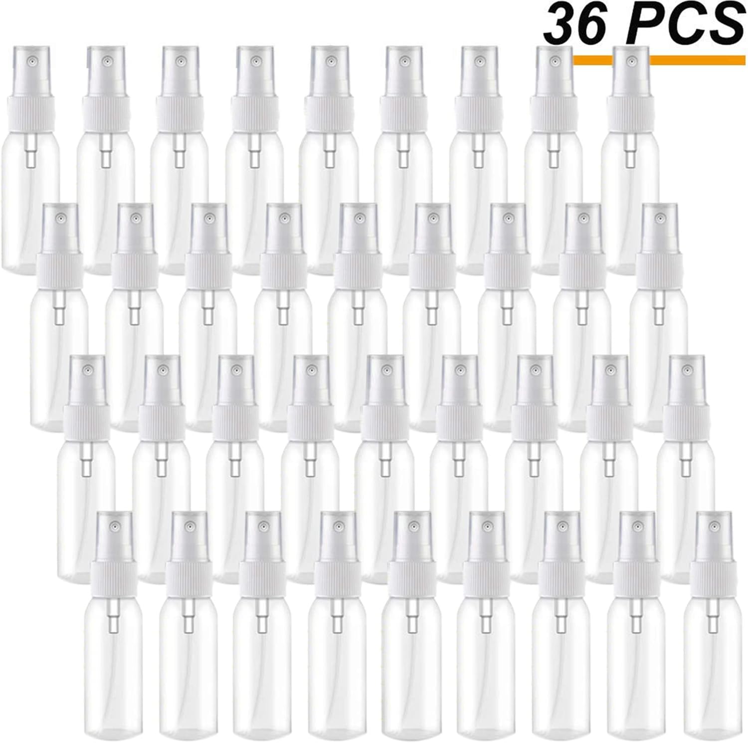 144Pcs 30Ml/1Oz Mini Fine Bottles Refillable Bottles Small Empty Clear Plastic Travel Size Bottles