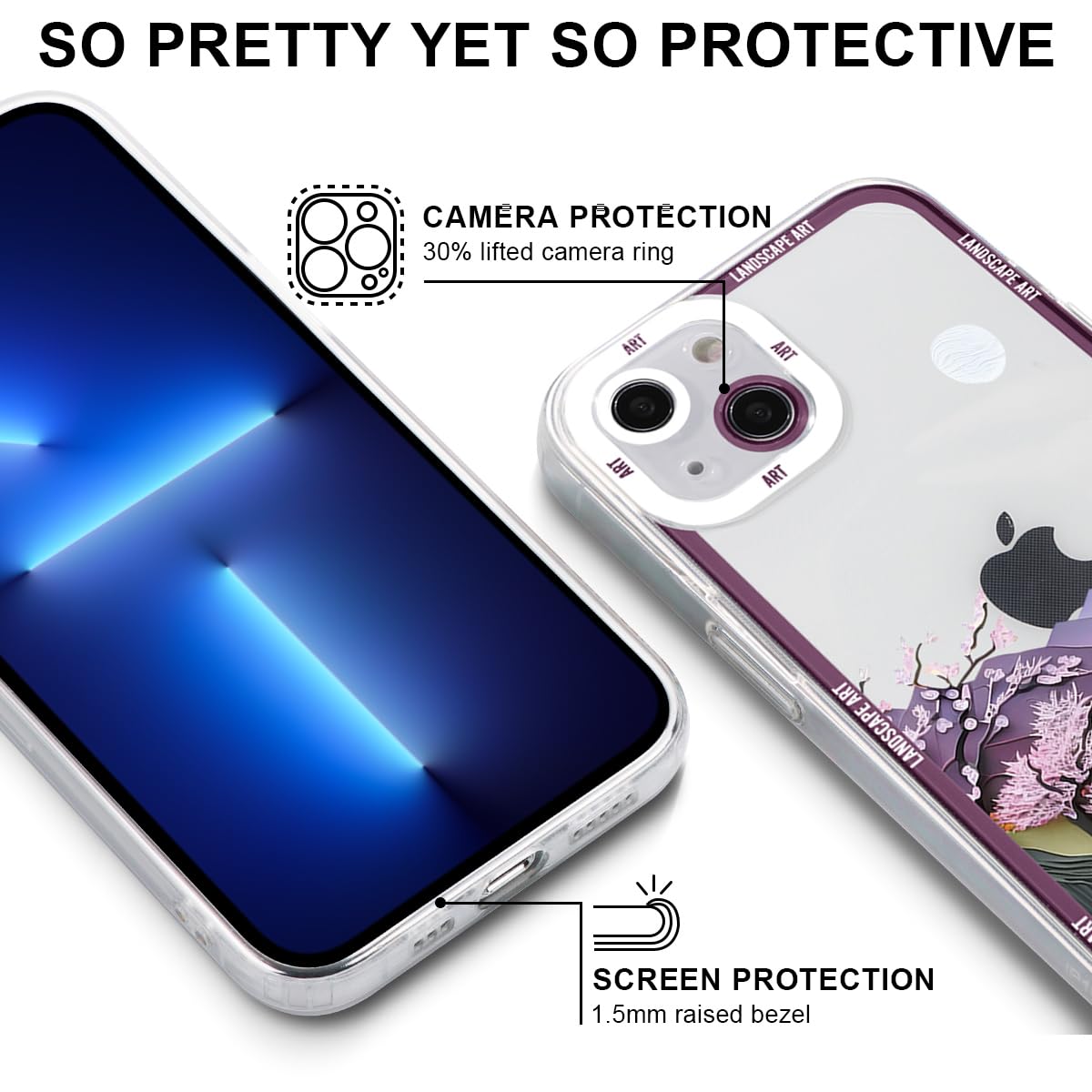 Custodia Trasparente Per Xiaomi Poco X3 NFC / Poco X3 - Silicone TPU Morbido Antiurto - Colore Viola Polvere