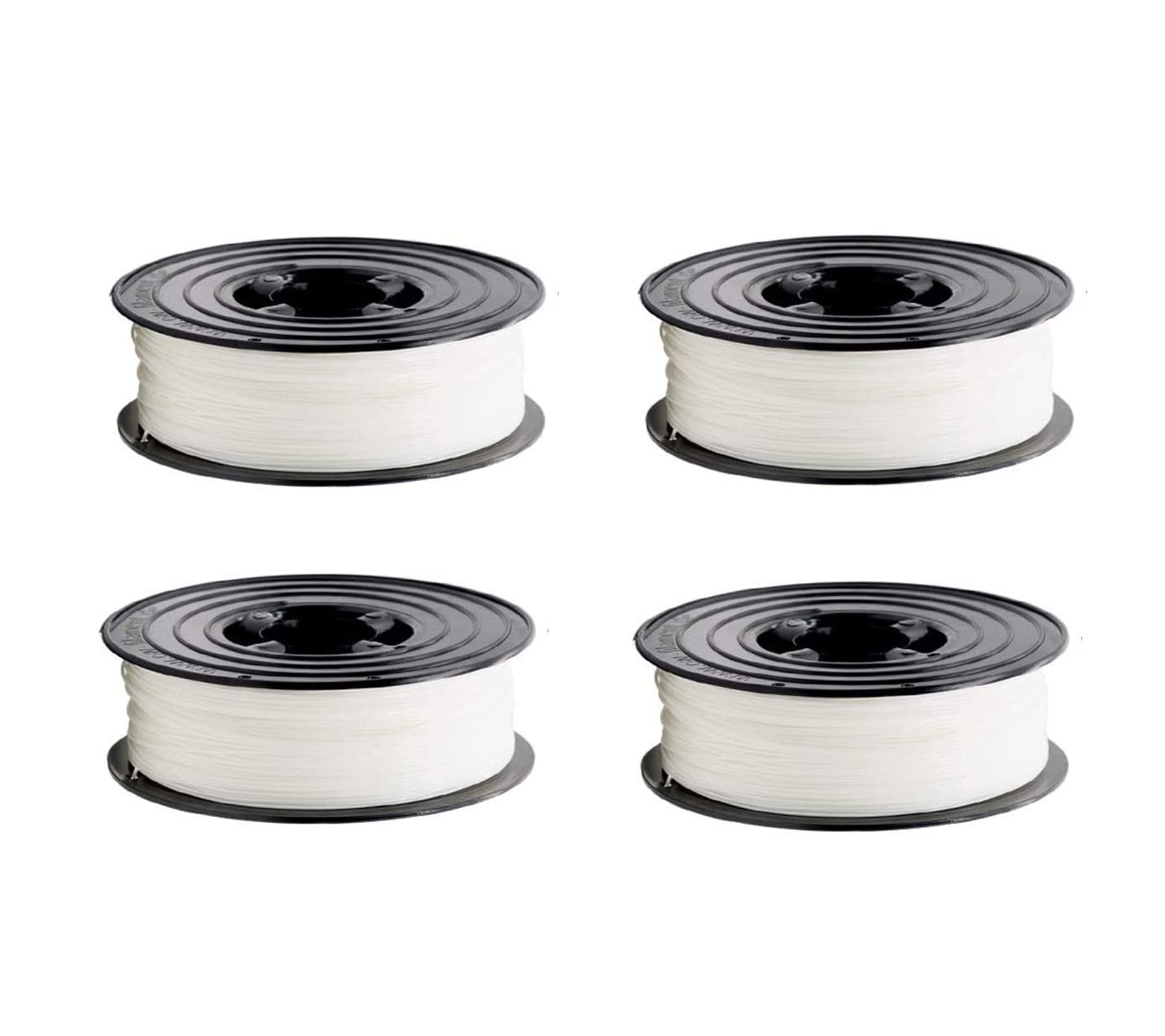 PETG Filament 3D Drucker 1,75mm / 4 x 1kg Rolle Weiss für 3D Printer oder Stift 4er Set (4Kg)