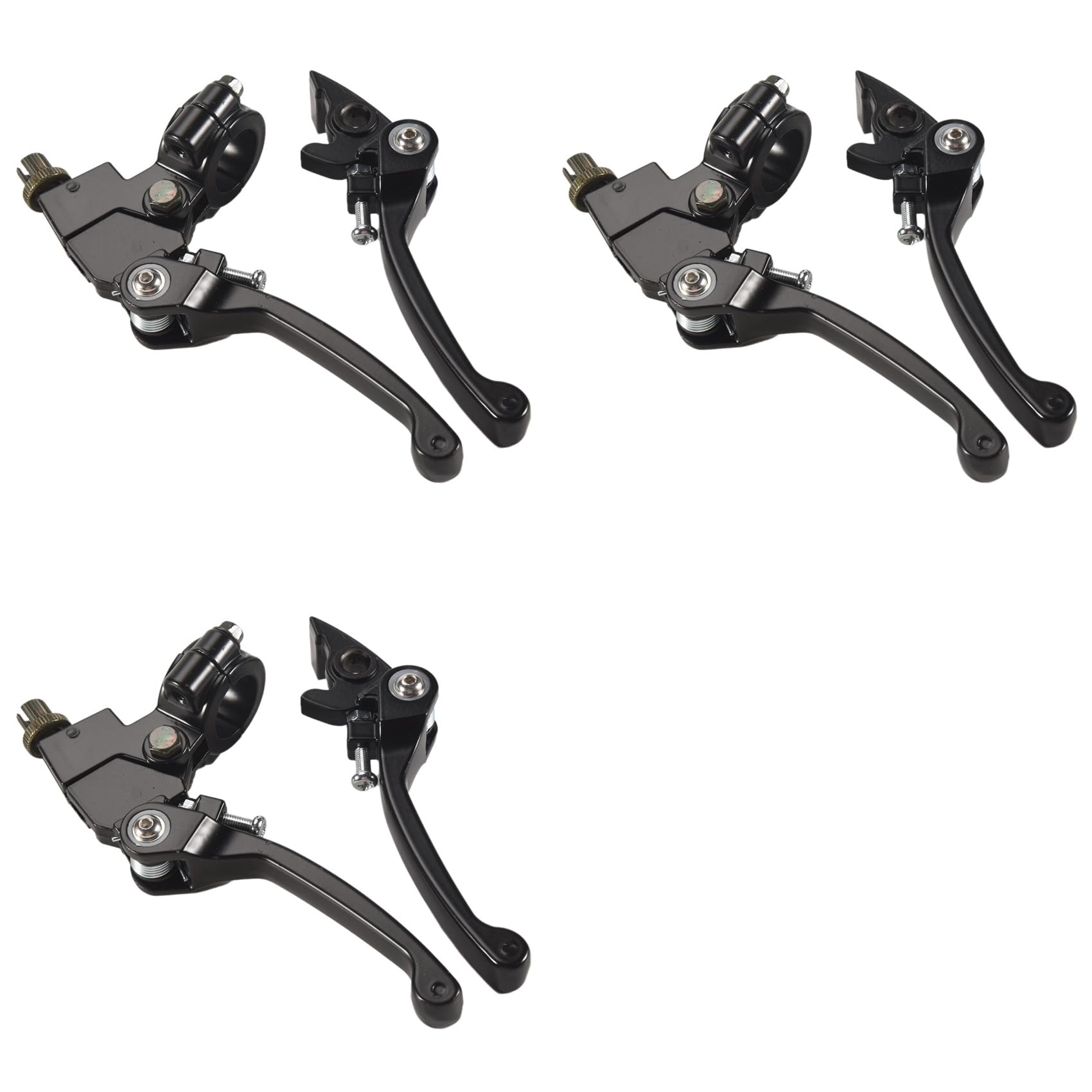 Onchdbfhuu 6X Clutch Brake Lever for 22mm 7/8 Inch Handlebar 110Cc 125Cc 140Cc TTR 125Cc 125 Pit Dirt Bike Motorcycle,Black
