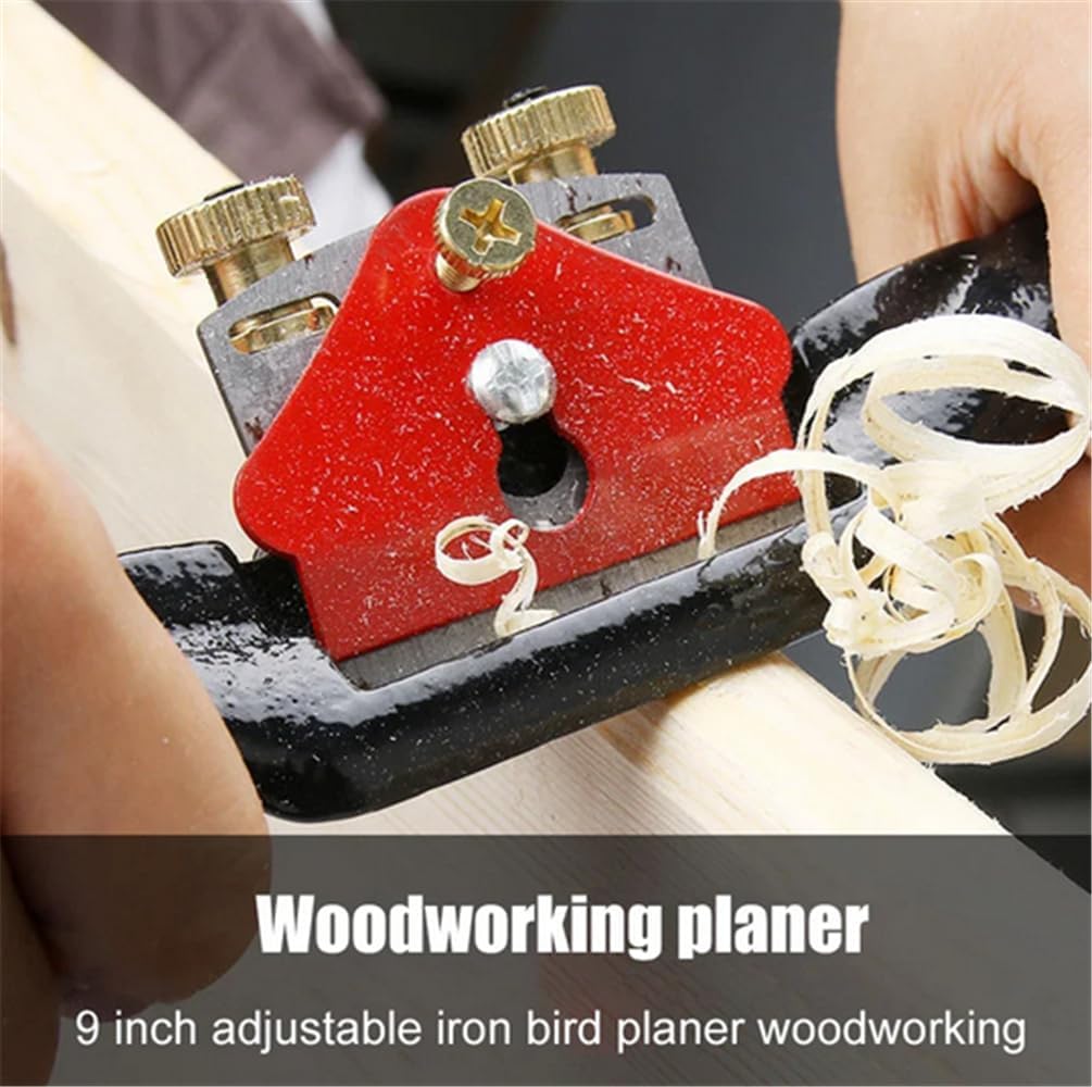 AASONS 9 Inch Adjustable Spokeshave with Flat Base Hand Planer Edge Metal Blade Wood Working Hand Tool for Wood Craft Spoke Shave Woodworking β Type 2 4