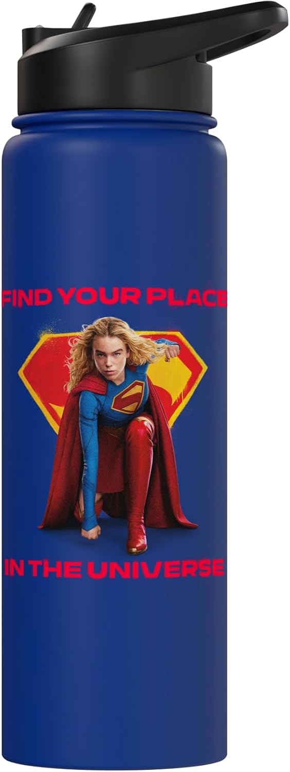 Supergirl 2026 Find Your Place Crouch Stainless Steel Insulated Water Bottle