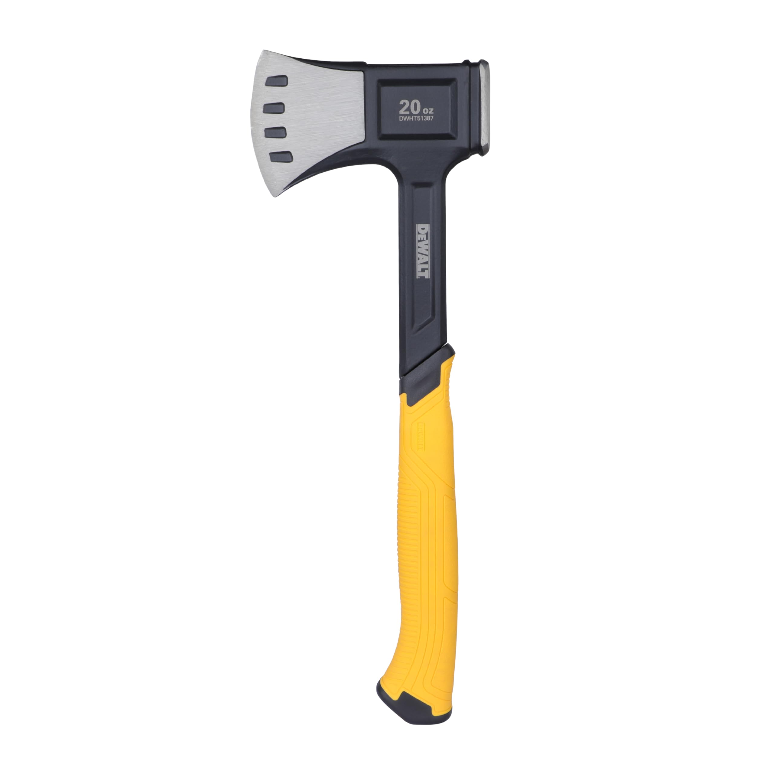 DEWALT DWHT51387-0 Steel Campers Axe with Extra-Wide Chisel Blade for Cleaner Cuts on Brick & Masonry, 567 grams, YELLOW & BLACK (B08YF4X7F4) Amazon Price History, Amazon Price Tracker