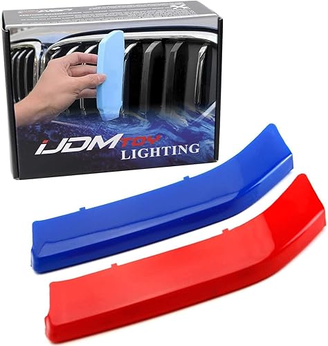 iJDMTOY Exact Fit - Recortes para parrilla de automóvil, compatible con vehículos BMW