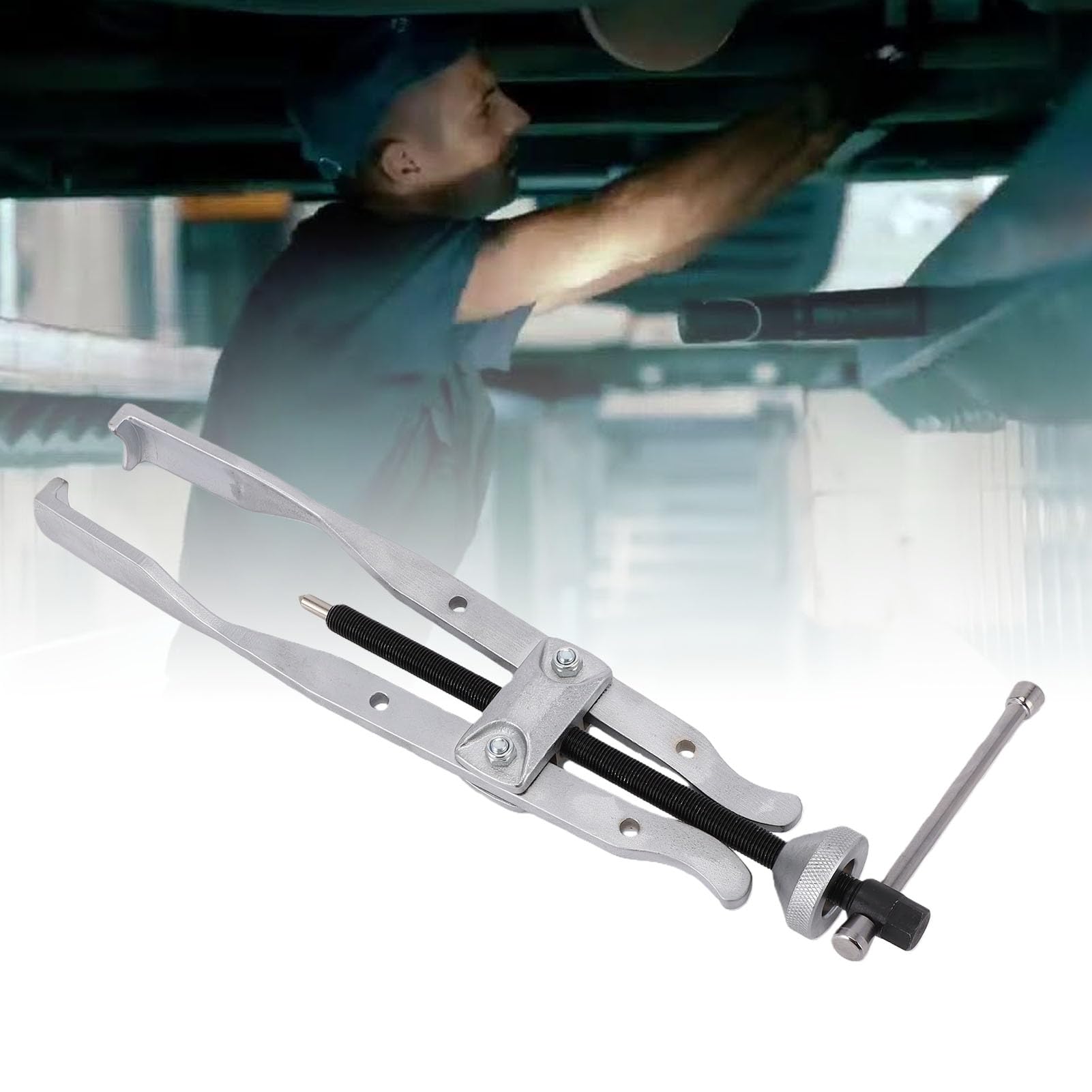 aqxreight Extractor de Rodamientos de Largo Alcance, Herramienta de Acero Aleado Forjado de 230 Mm con Apertura de 10 50 Mm para Micro Rodamientos de hasta 50 de diámetro.