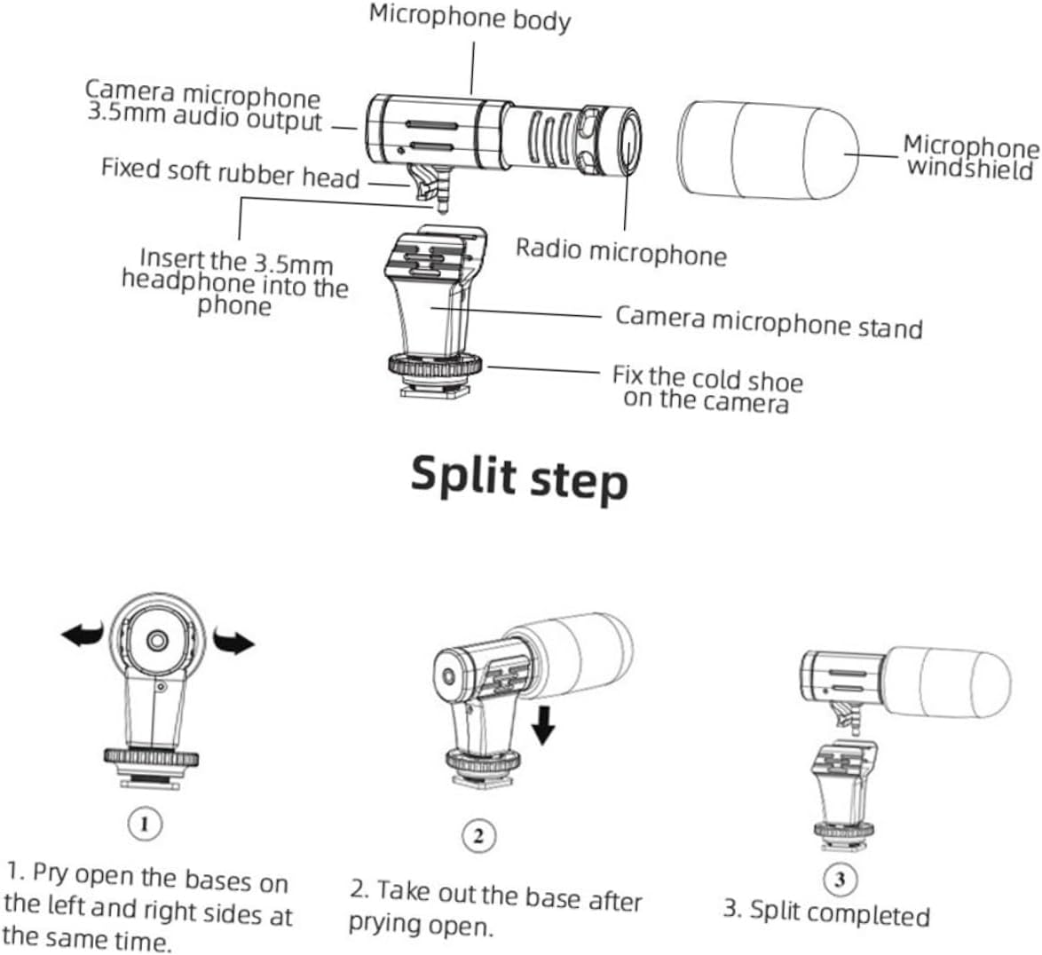 DOITOOL Adjustable Brightness Led Phone Light Clip Tripod for Cellphone Vlog Kit Phone Bracket Fill Lamp