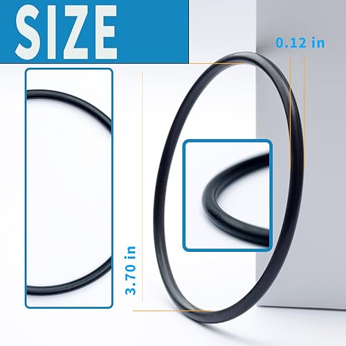 Miniatura 5 de Junta de tapa de combustible 57210141 compatible con la tapa del tanque de combustible de camión Peterbilt junta de tapa de combustible de repuesto