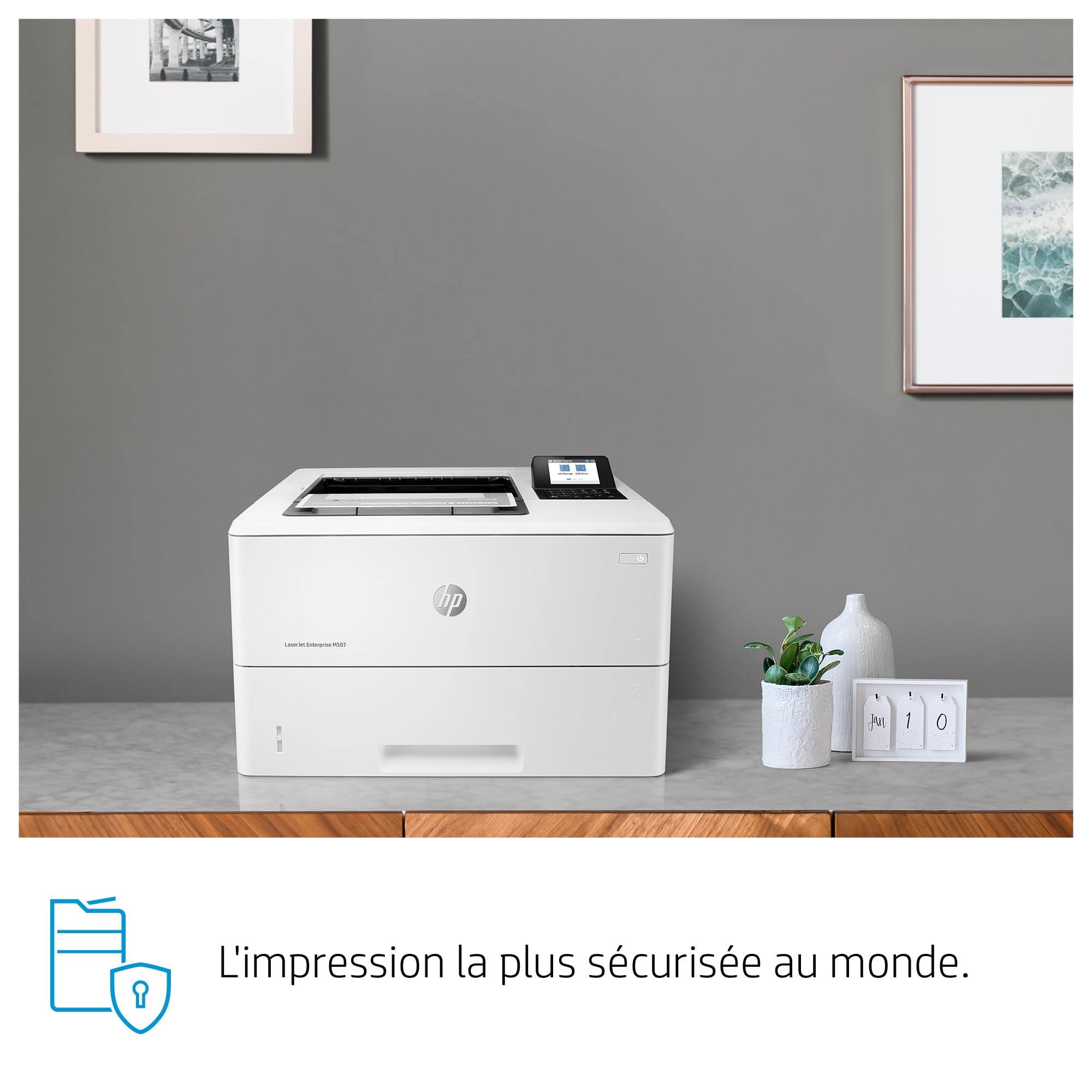HP LaserJet Enterprise M507dn Imprimante Monofonction A4 Noir et Blanc Recto Verso Automatique 50 ppm USB Gigabit Ethernet