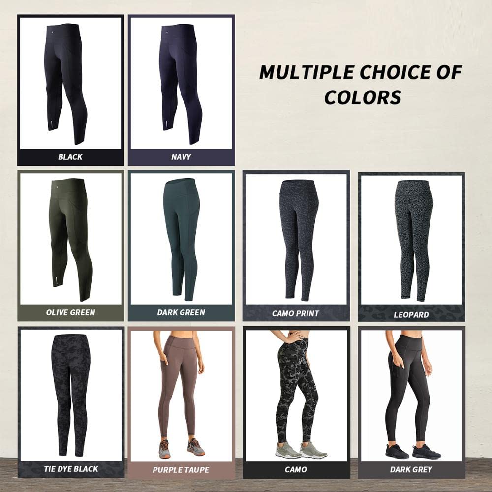 Legginsy gimnastyczne damskie spodnie do jogi z wysokim stanem z kieszeniami legginsy treningowe z szerokimi nogawkami damskie