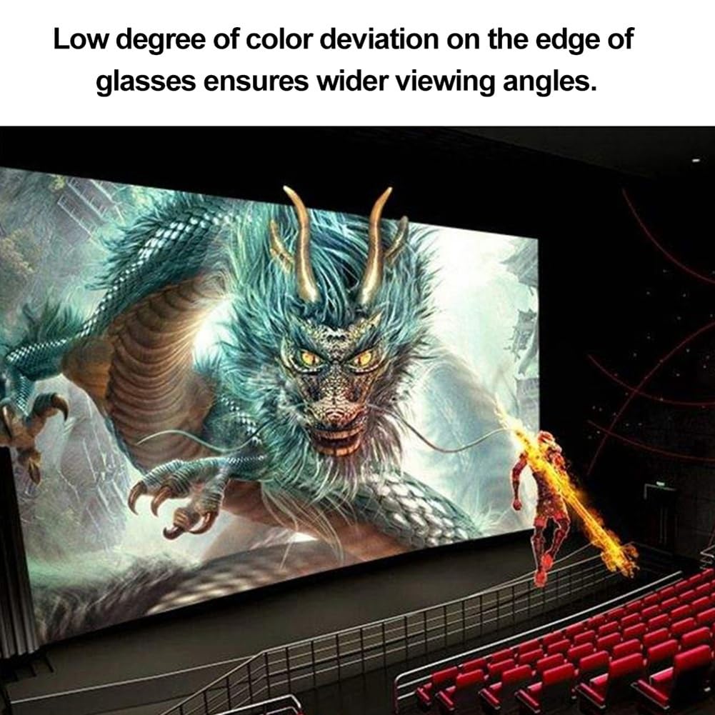 Occhiali 3D Passivi Polarizzati da 100 Pezzi per Schermo Cinema IMIX