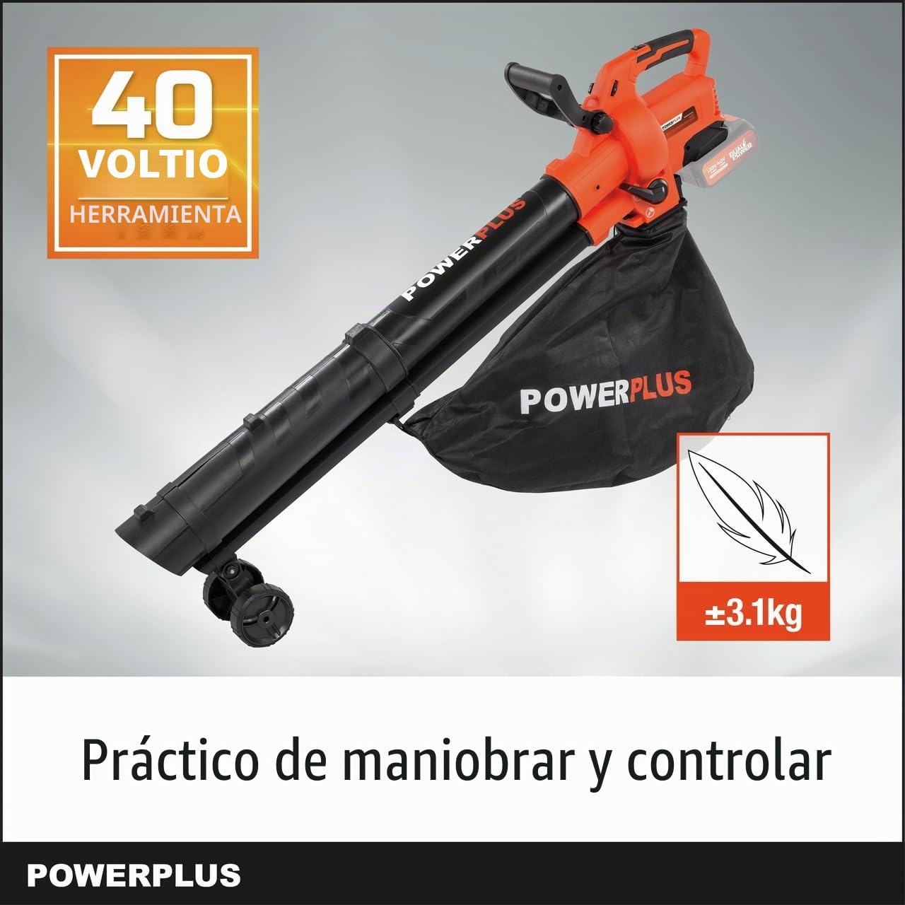 POWERPLUS Dual Power Aspirador/soplador de hojas POWDPG75270