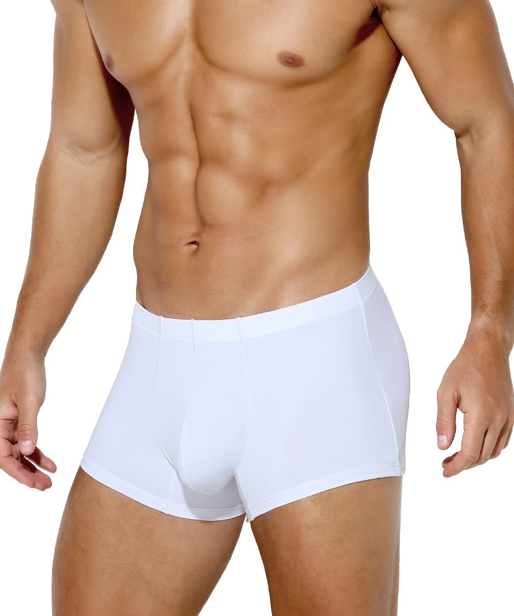 Arjen KroosMen's Sexy Silky Trunks Underwear Boxer Briefs 1 Pack