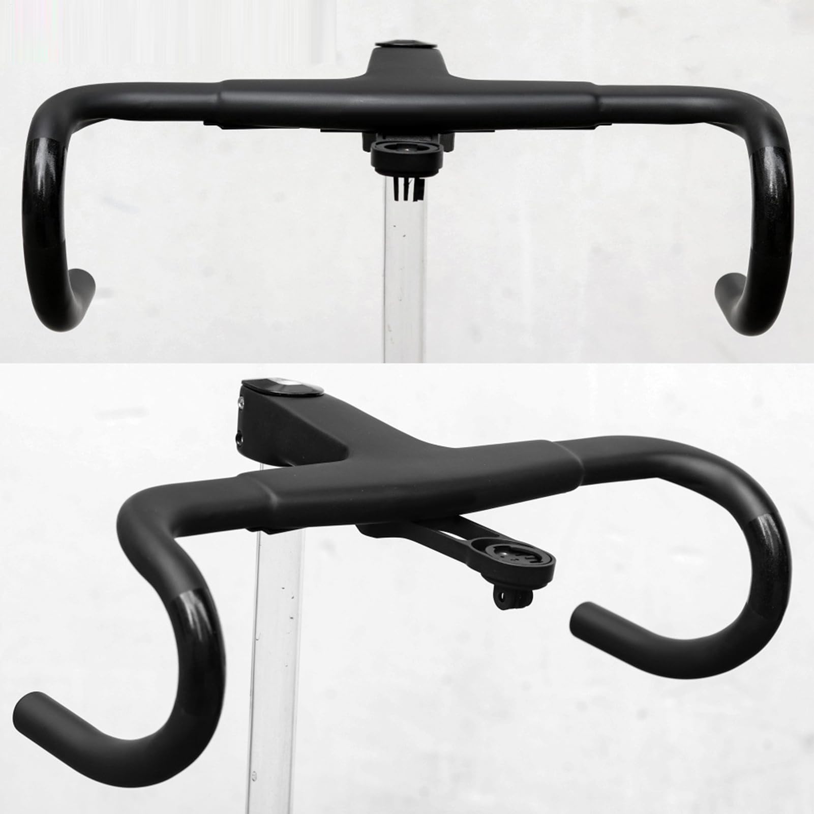 Manubri In Carbonio Per Bici Da Corsa Attacco del Manubrio Integrato in | Ciclismo Lega Alluminio Antivibranti Per Appassionati Famiglia Adulti Ragazzi