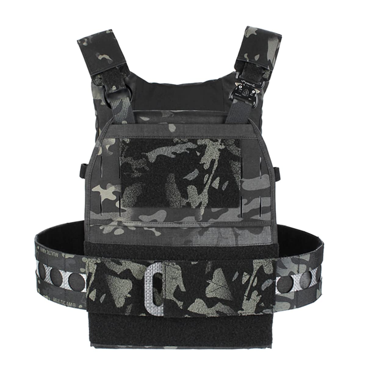 Seebo JKTactical Lightweight Plate Carrier, Modular Adjustable Genuine Camouflage Quick-Release Airsoft Vest, for Paintball BBS Hunting Gear