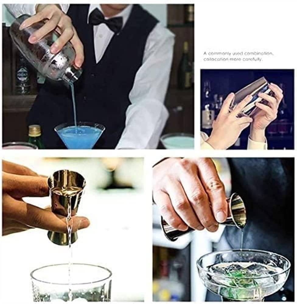 Kit Bartender, Set Cóctel 19 Piezas, 550 ml Acero miniatura 5