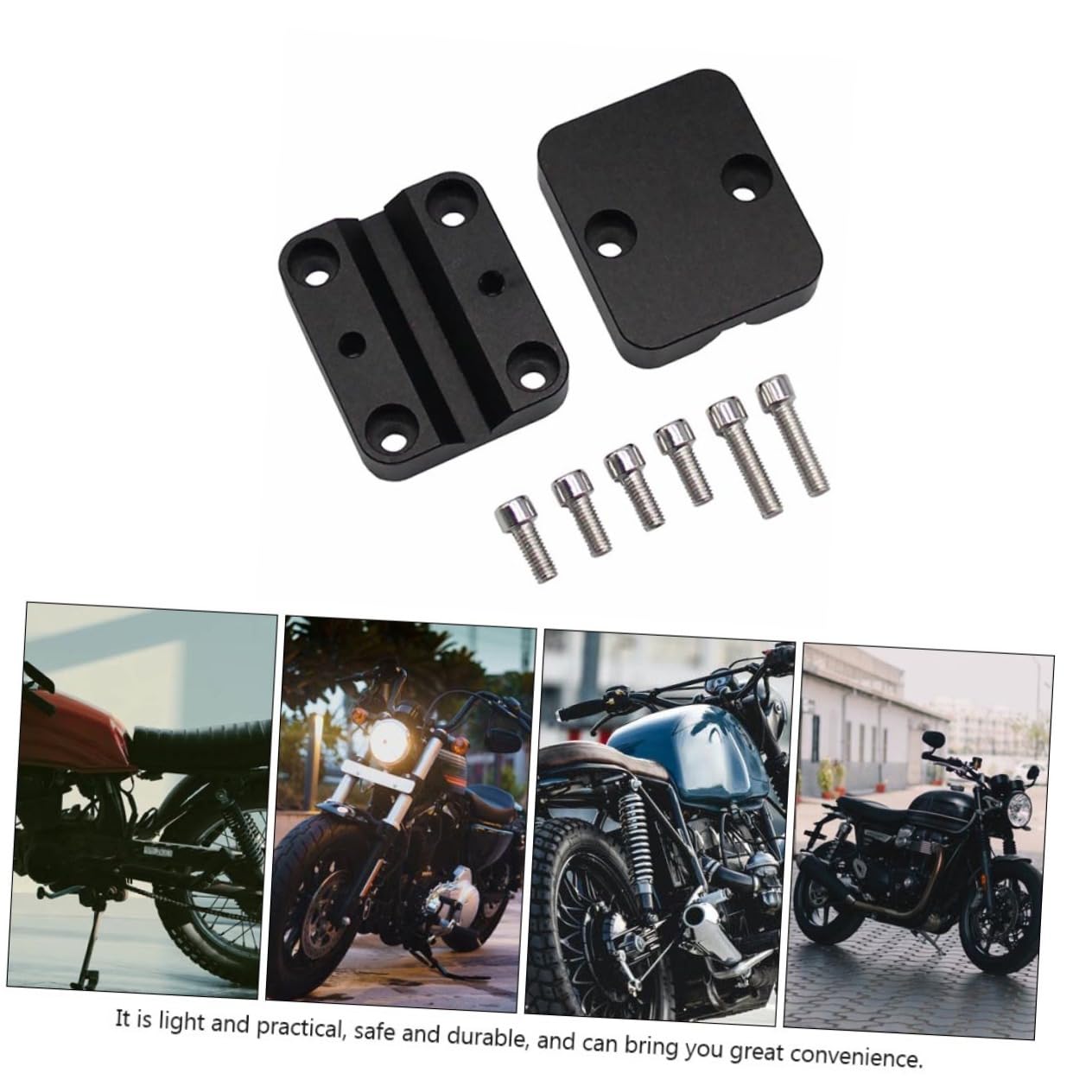 PRETYZOOM Soporte de Navegación para Moto Soporte para GPS de Moto para Viajes Fabricado Material Resistente para Uso Carretera