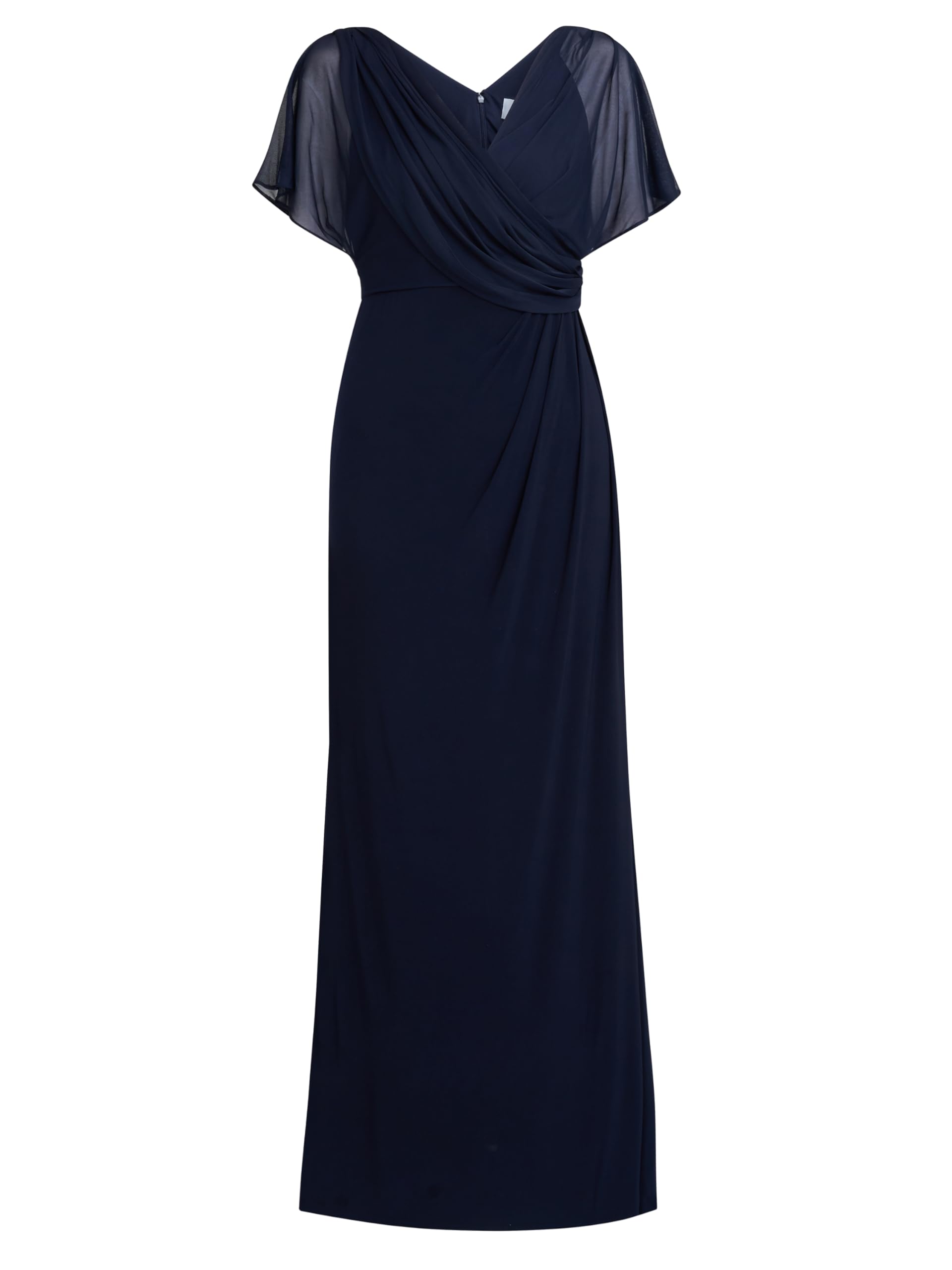 Gina Bacconi Women's Jersey Maxi Dress Cocktail, Navy, 14