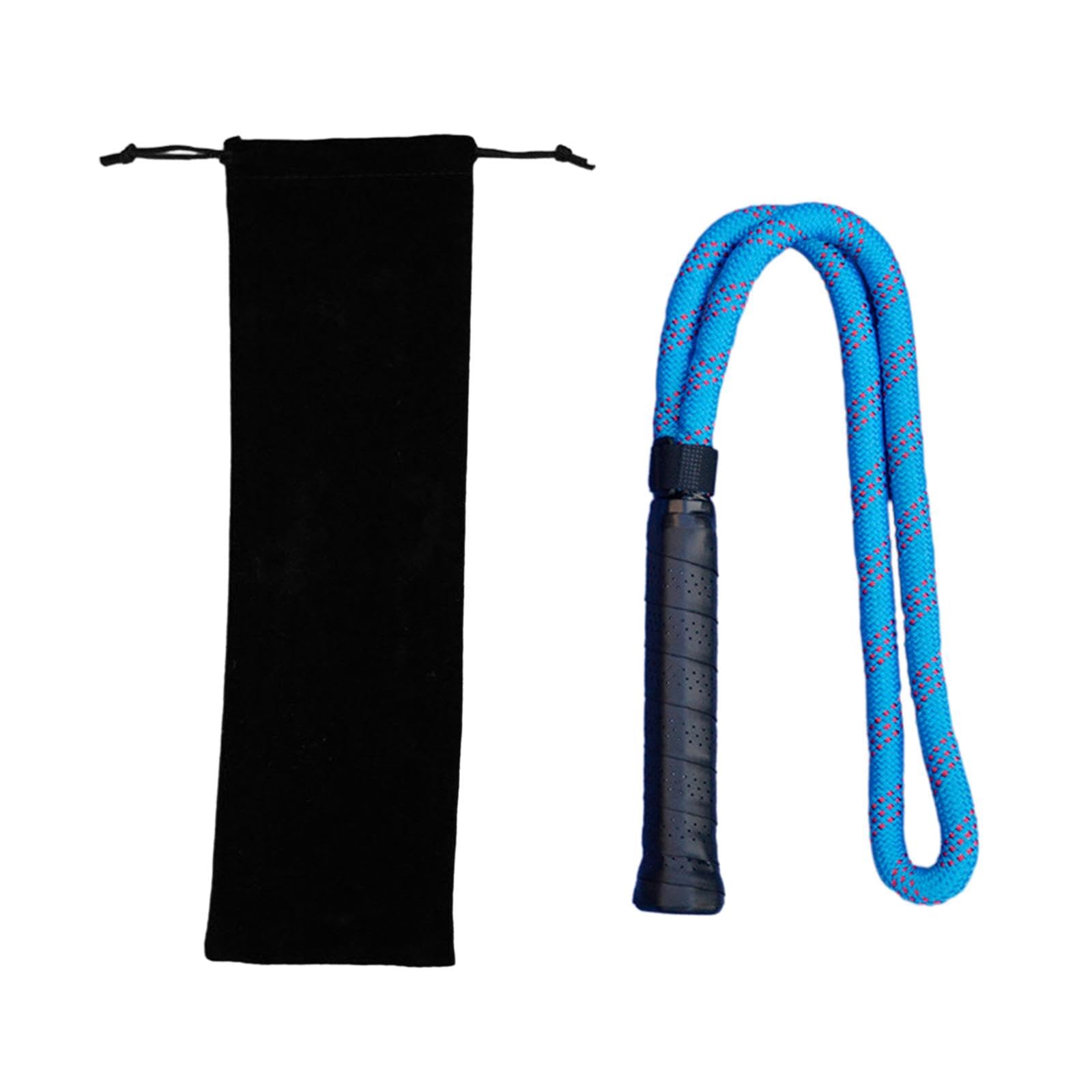 Yiju Tennis Swing Rope with Storage Bag, Lightweight Flexibility Tennis Serve Training Aid Warm up Exercise for Park Home Balcony, Blue